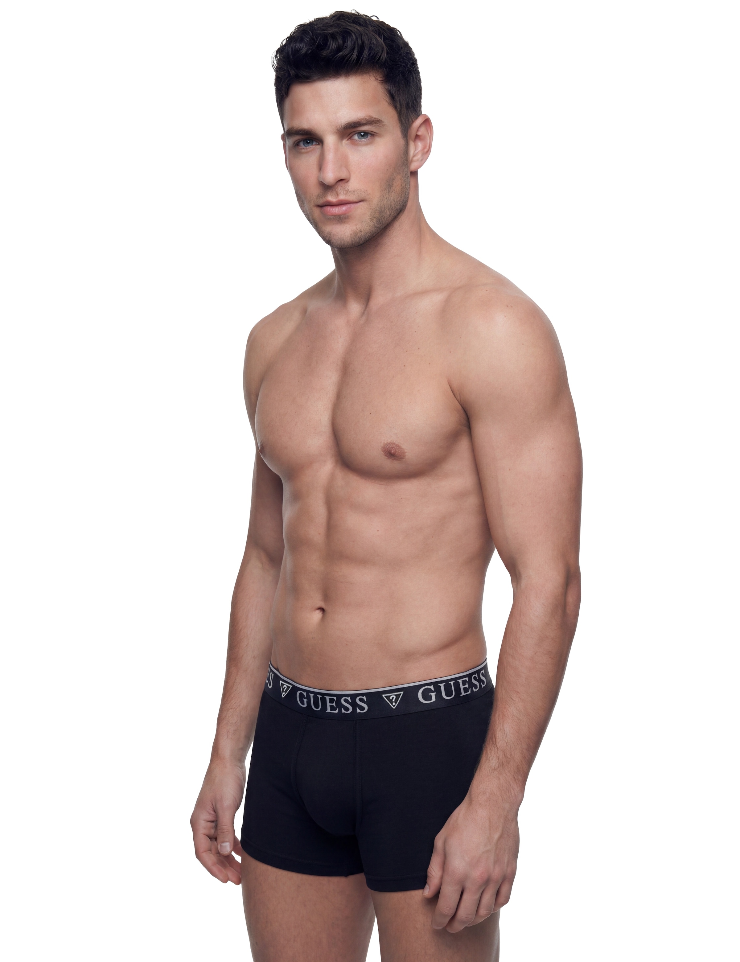 Guess Boxershorts »NJFMB BOXER TRUNK 5 PACK« Packung, 3 Stk. mit Logobund