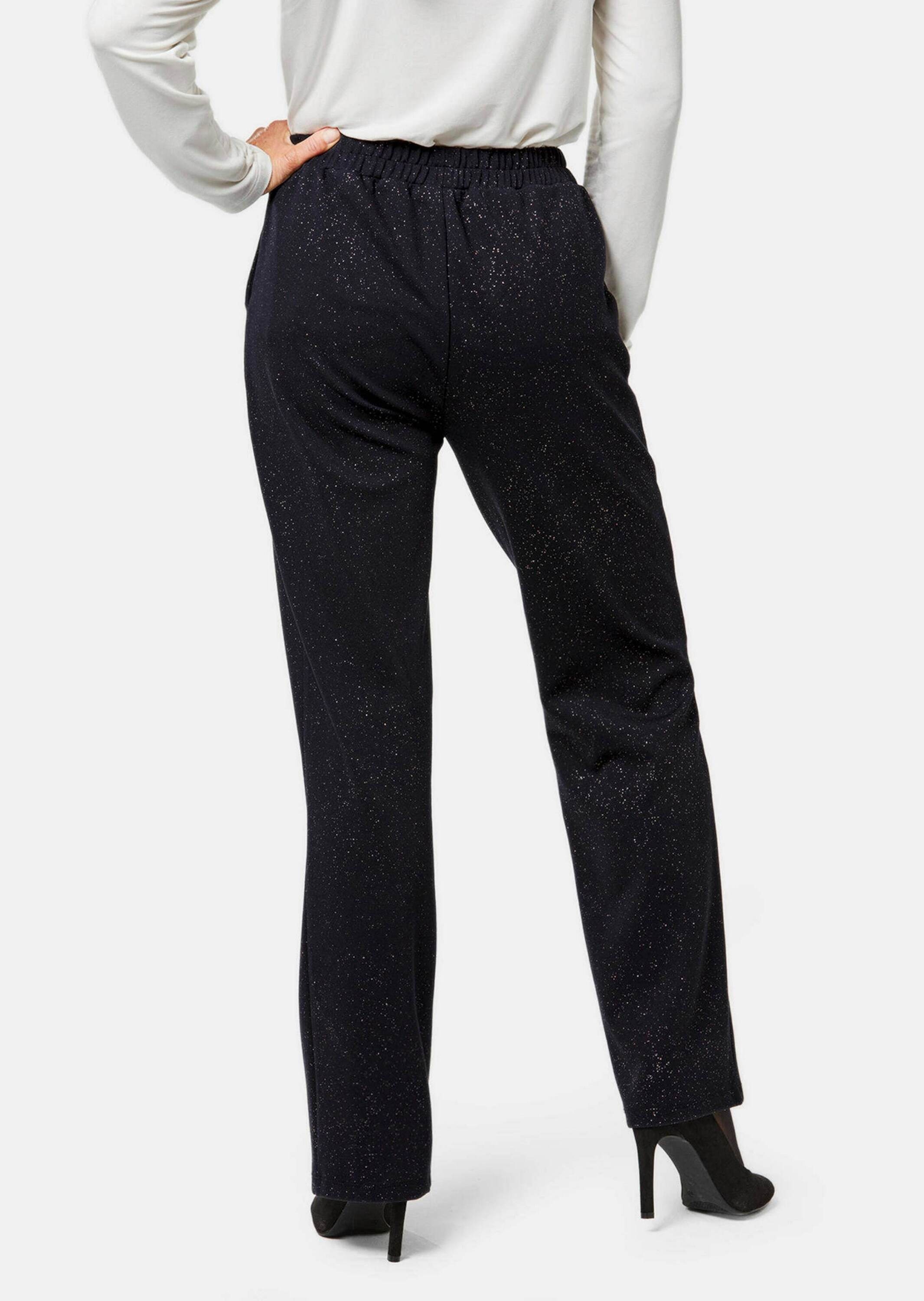 GOLDNER 2-in-1-Hose »Stretchbequeme Hose mit Glitzer«