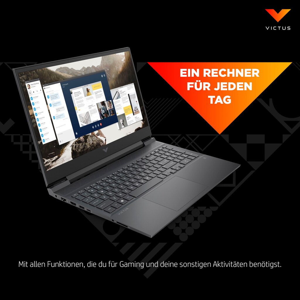 HP Gaming-Notebook »Victus 16-d0254ng«, 40,9 cm, / 16,1 Zoll, Intel, Core i5, GeForce RTX 3050 Ti, 512 GB SSD