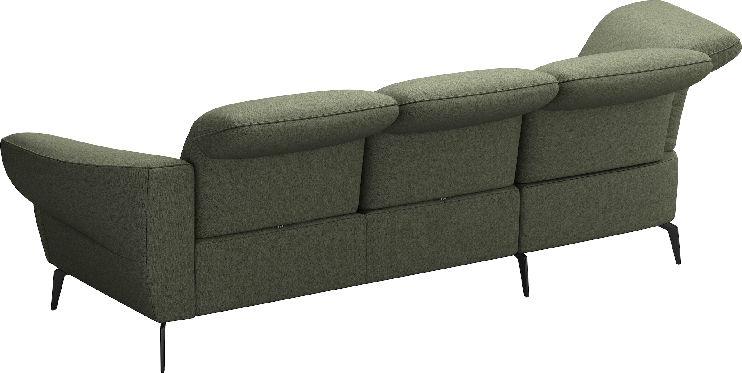 sit&more Ecksofa »Dance, L-Form, inkl. Sitztiefenverstellung«, inkl. Click&Seat, optional mit Kopfteilverstellung