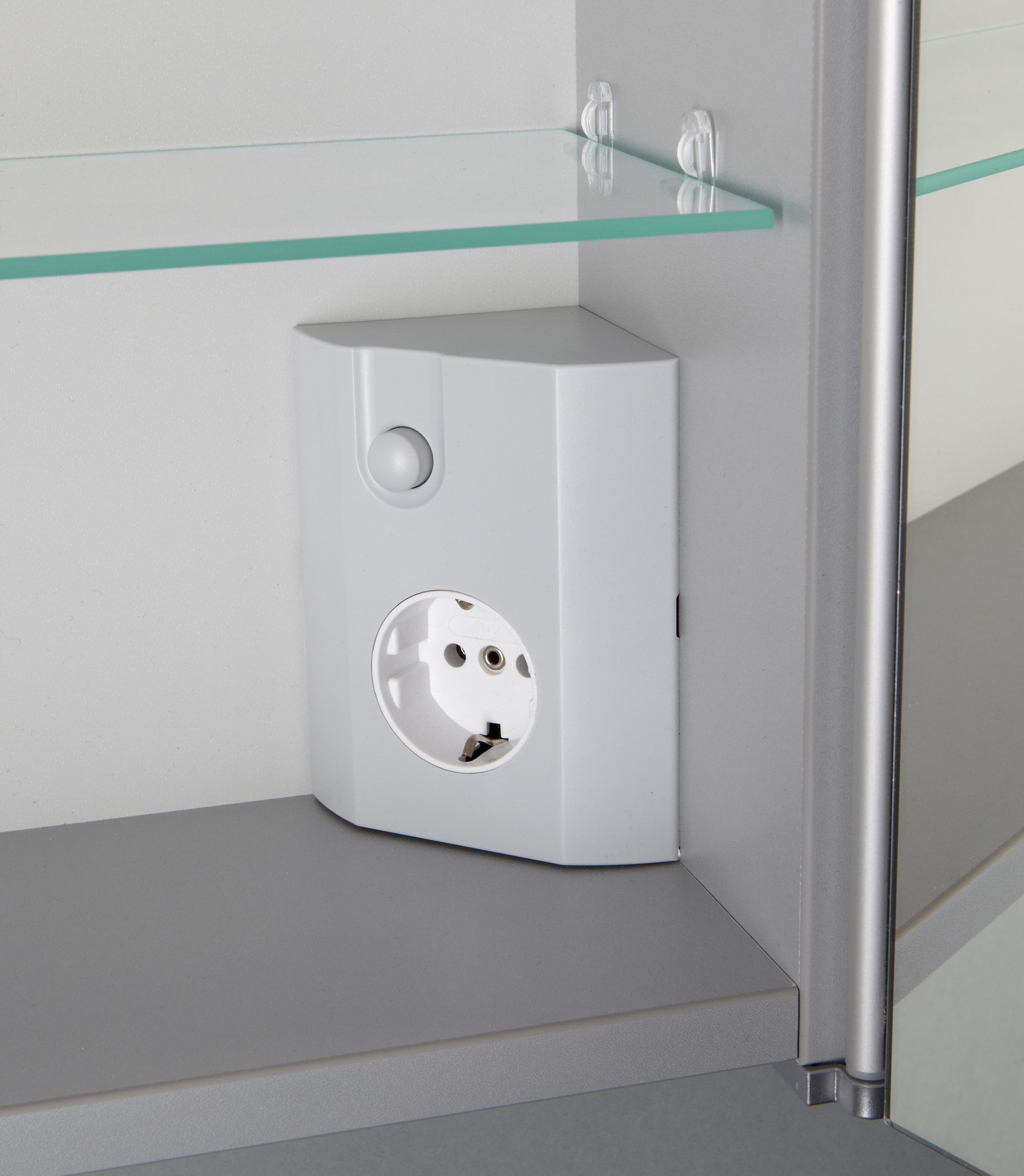 jokey Spiegelschrank »Tromsö«, silber, 63 cm Breite