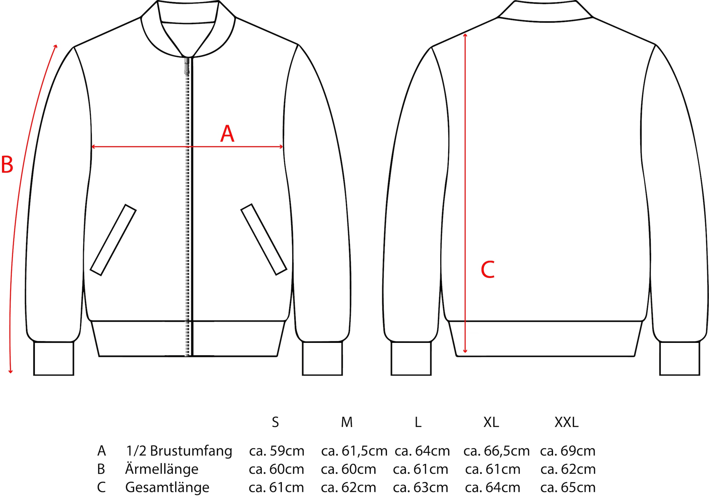 Zwillingsherz Bomberjacke »"Be Happy"« ohne Kapuze modisch, Kontrastdetails, regular fit, langärmelig, mit Herzsticker