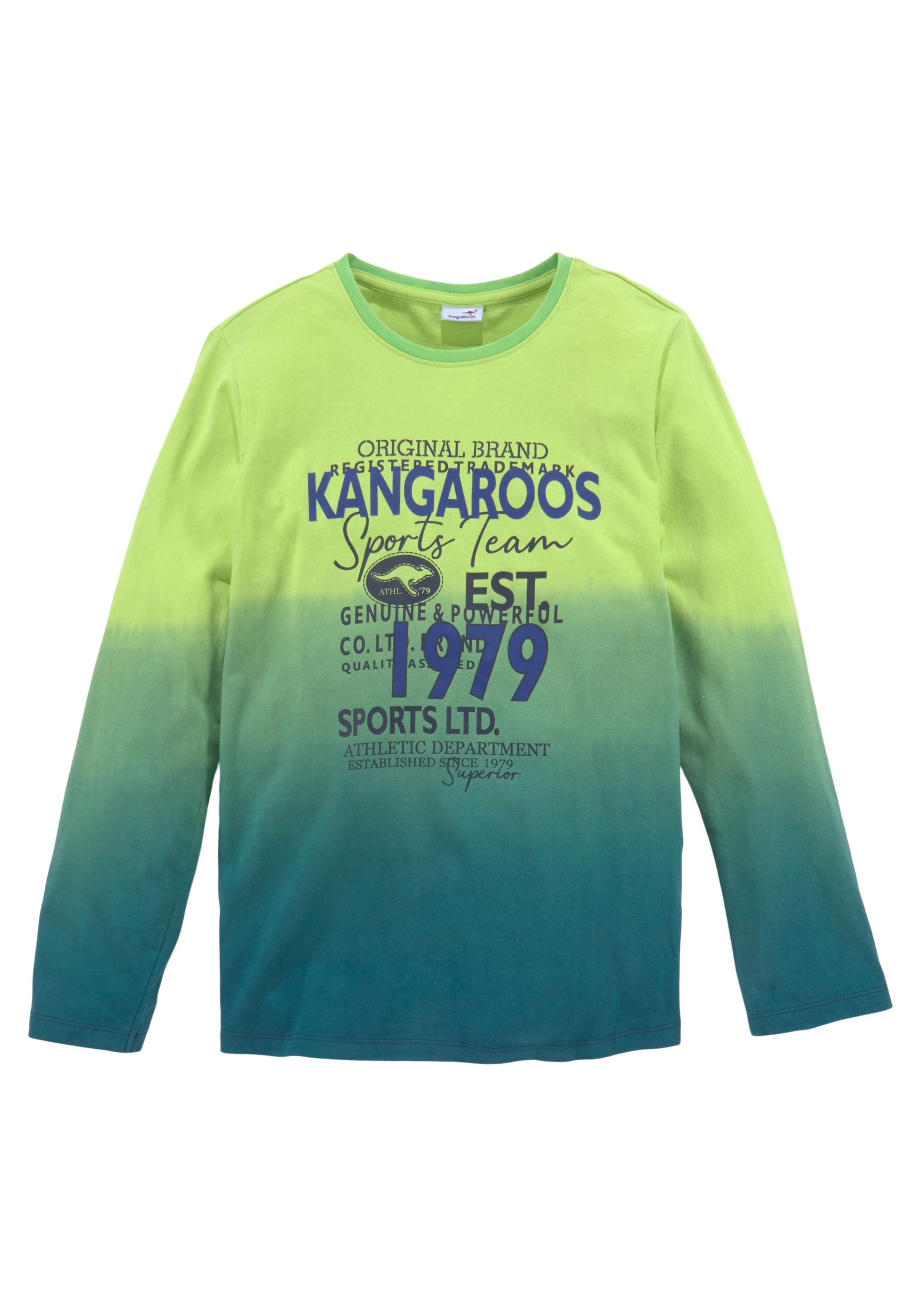 KangaROOS Langarmshirt »mit OTTO Dye Farbverlauf«, bei online Dip