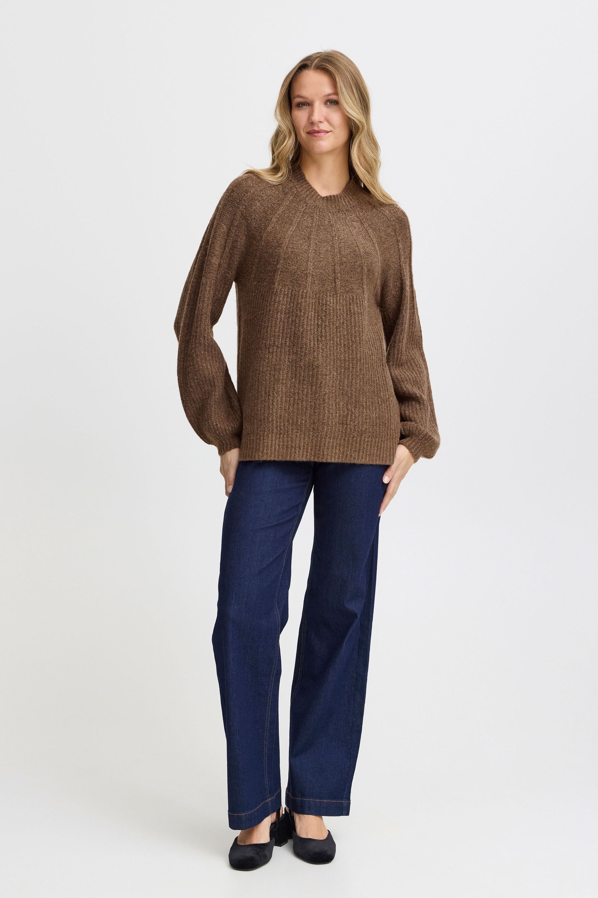 fransa Strickfleece-Pullover »Strickpullover FRBEVERLY PU 8«