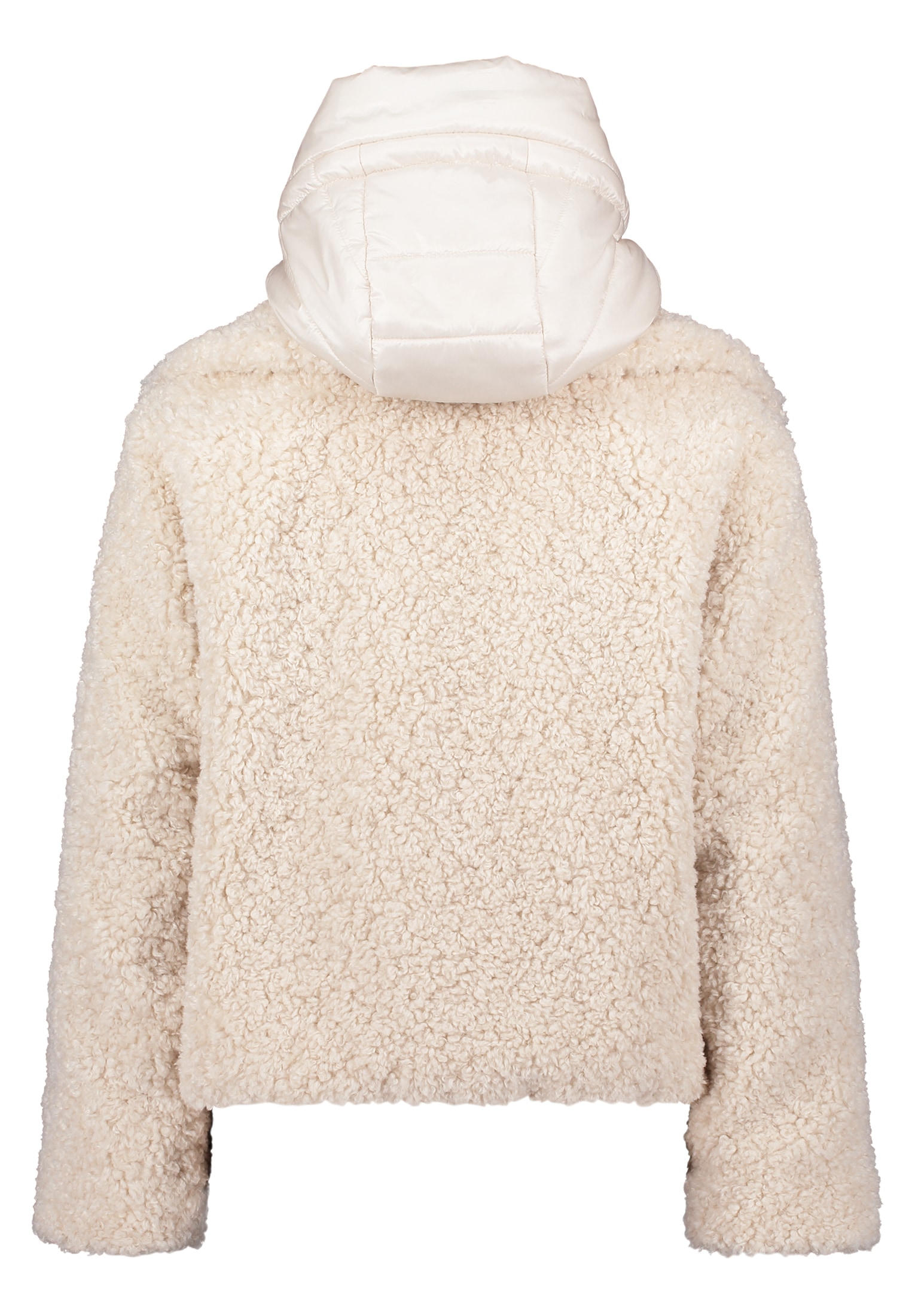 Amber & June Plüschjacke »Plüschjacke mit abnehmbarem Westenteil«