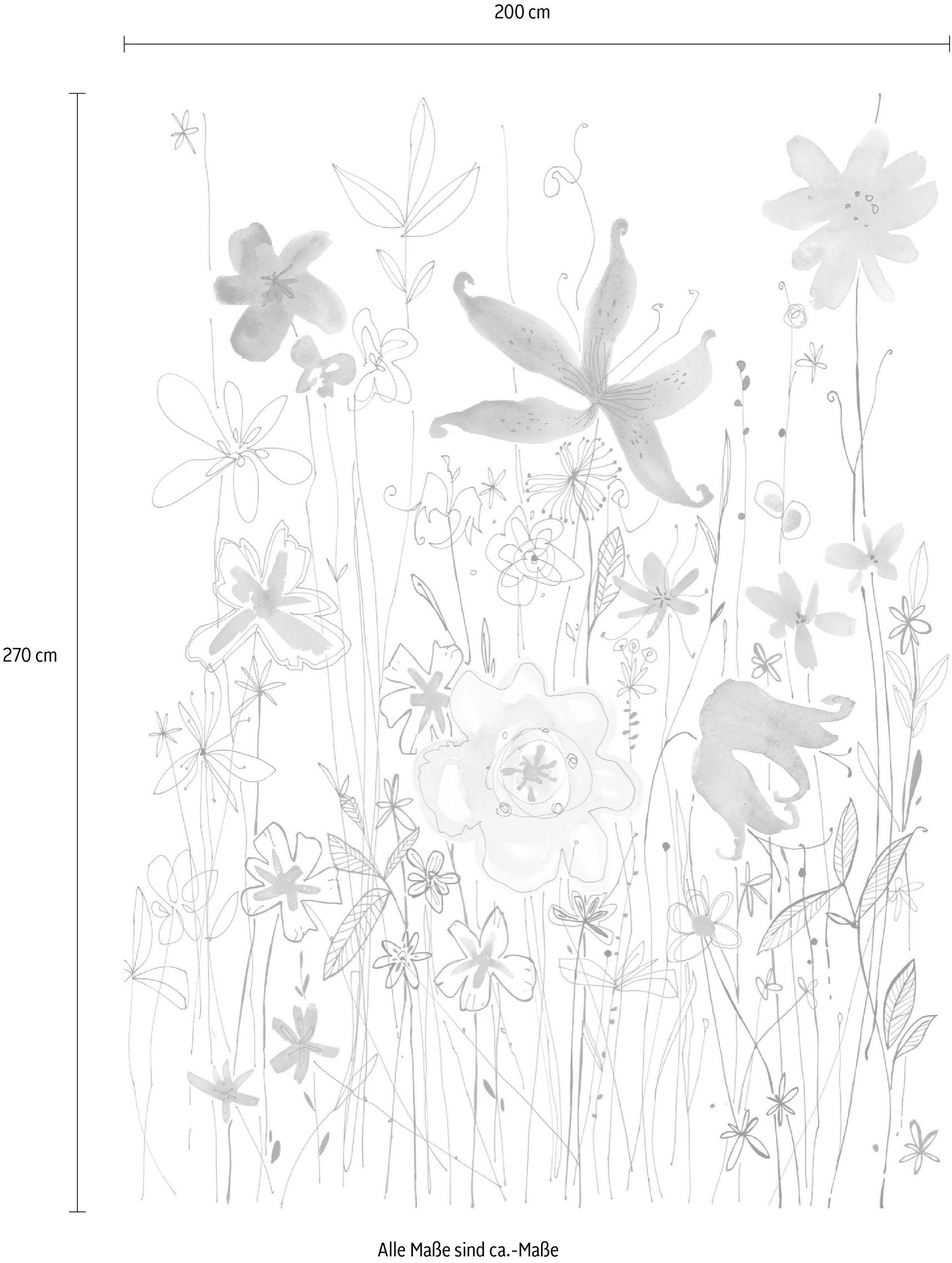 Komar Vliestapete »Digitaldruck Vlies -  Joli - Größe 200 x 270 cm« bedruckt glatt Wohnzimmer, Schlafzimmer