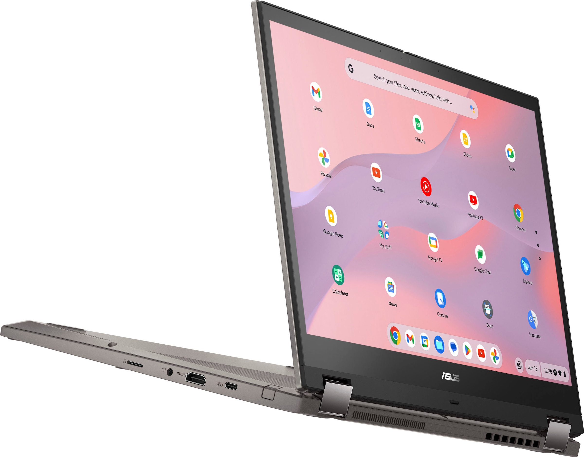 Asus Chromebook »Plus CX34 14" Laptop, Full HD Display, 8 GB RAM,«, 35 cm, / 14 Zoll, AMD, Ryzen 5, Radeon Graphics, 256 GB SSD