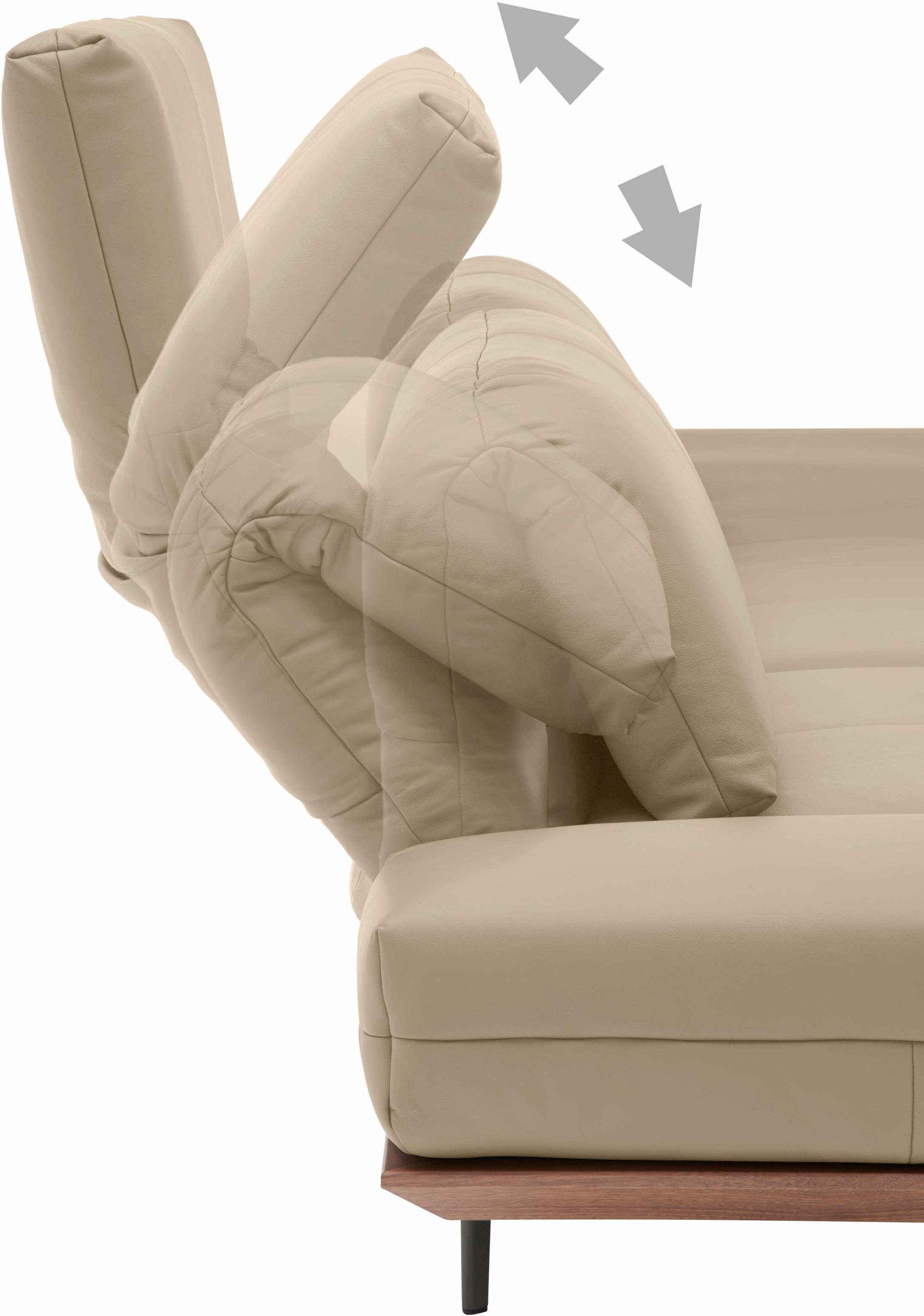 Creation BY ROLF BENZ 4-Sitzer »CR.420, Designsofa, Loungesofa«, in 2 Qualitäten, Holzrahmen in Eiche Natur oder Nußbaum, Breite 252 cm