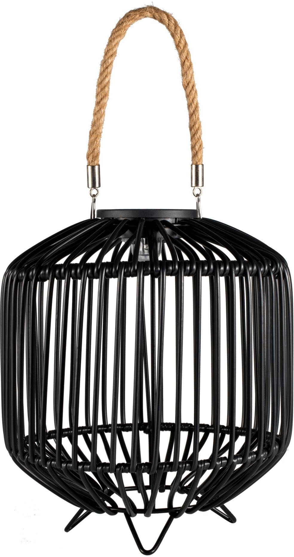 Pauleen LED Laterne »Sunshine Delight« LED-Modul 1 Stk. Warmweiß LED-Modul in schwarz, Größe Ø 23,5 cm Höhe: 26 cm