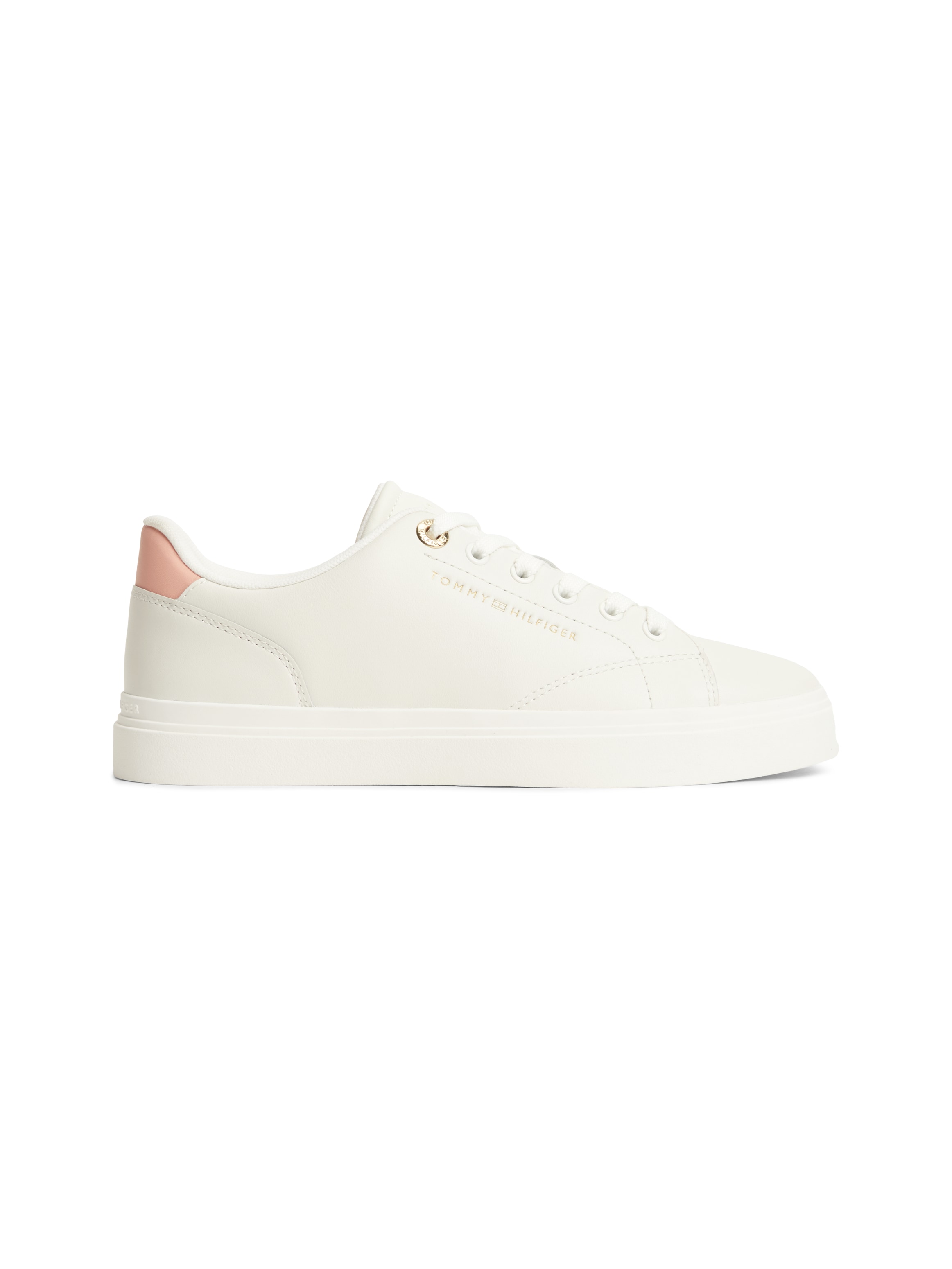 Tommy Hilfiger Plateausneaker »TH CHIC SNEAKER«  Freizeitschuh, Halbschuh, Schnürschuh mit Ziernähten