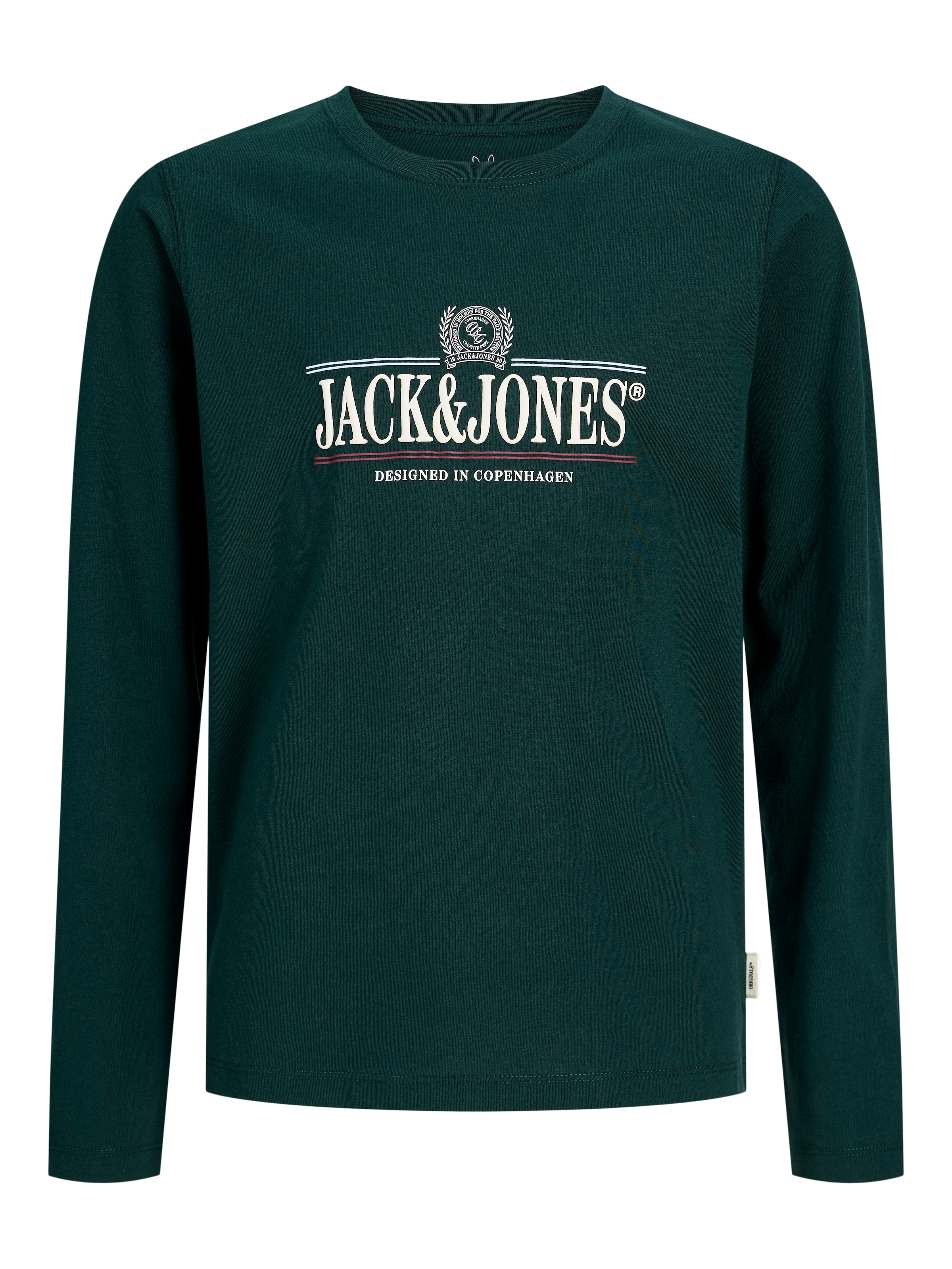 Jack & Jones Junior Langarmshirt »JORFREDERIKSBERG GRAPHIC BOX TEE LS JNR« Baumwolle, regular fit