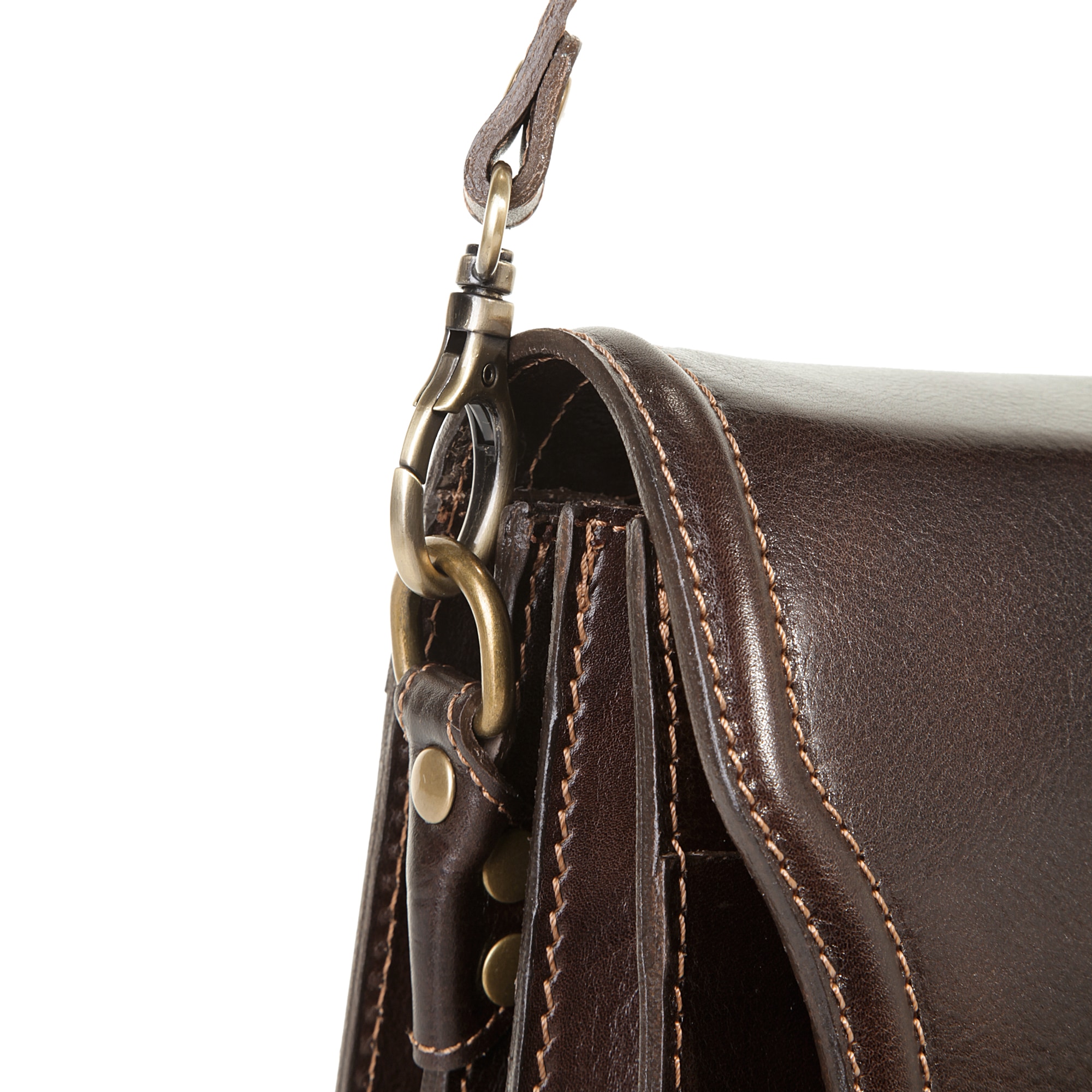 Bagan Aktentasche, echt Leder, Made in Italy