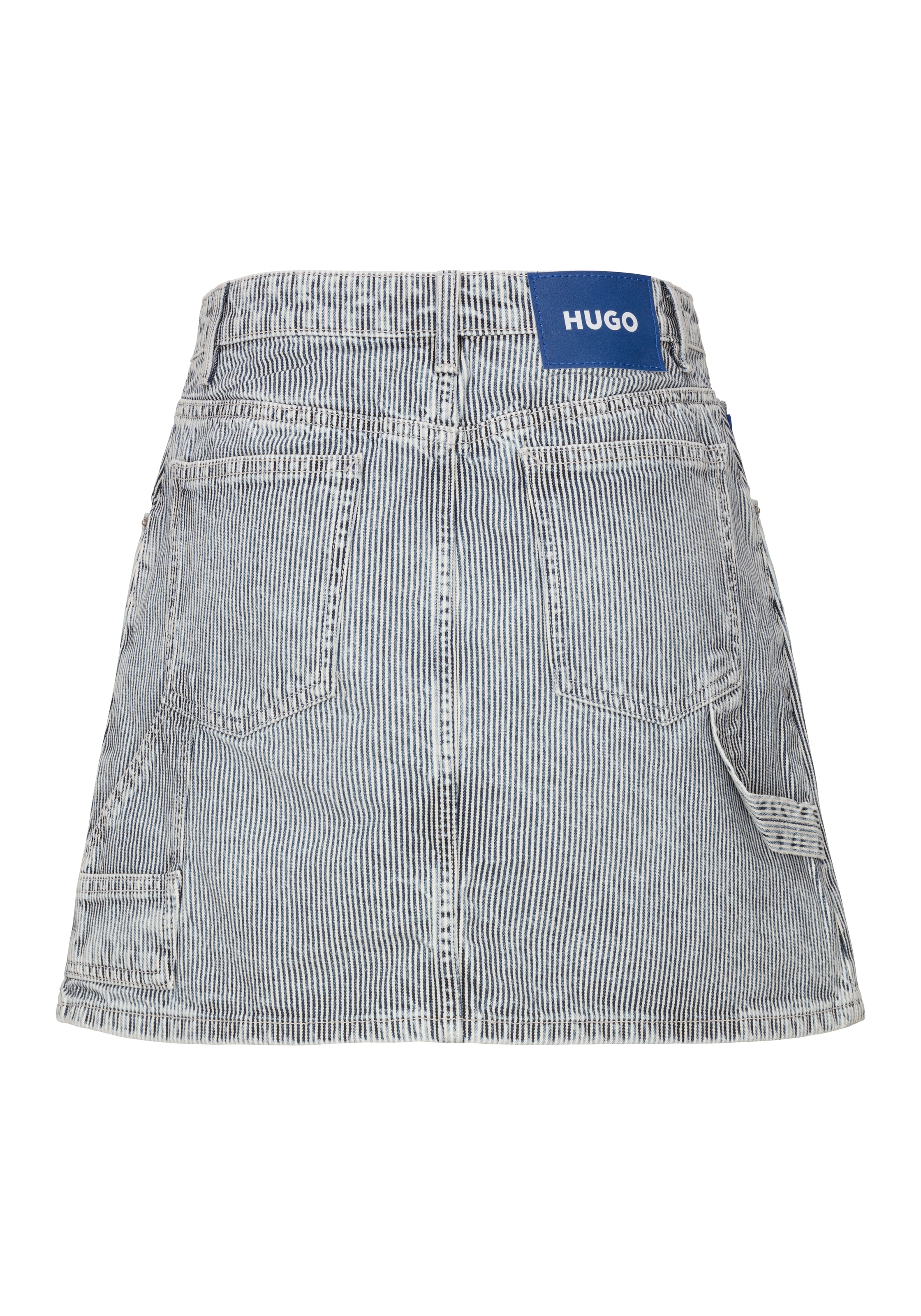 HUGO Blue Jeansrock »Gami«, mit Loop-Detail