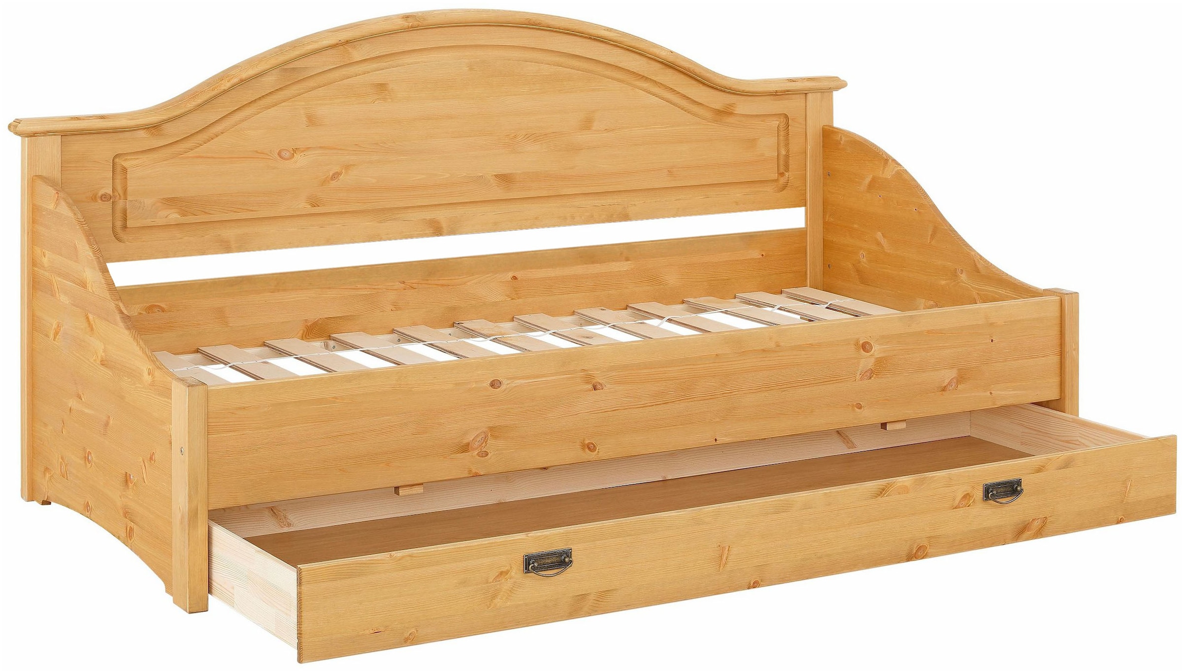 OTTO home Daybett »Konrad« stabile Konstruktion aus massiver Kiefer, mit Rollrost