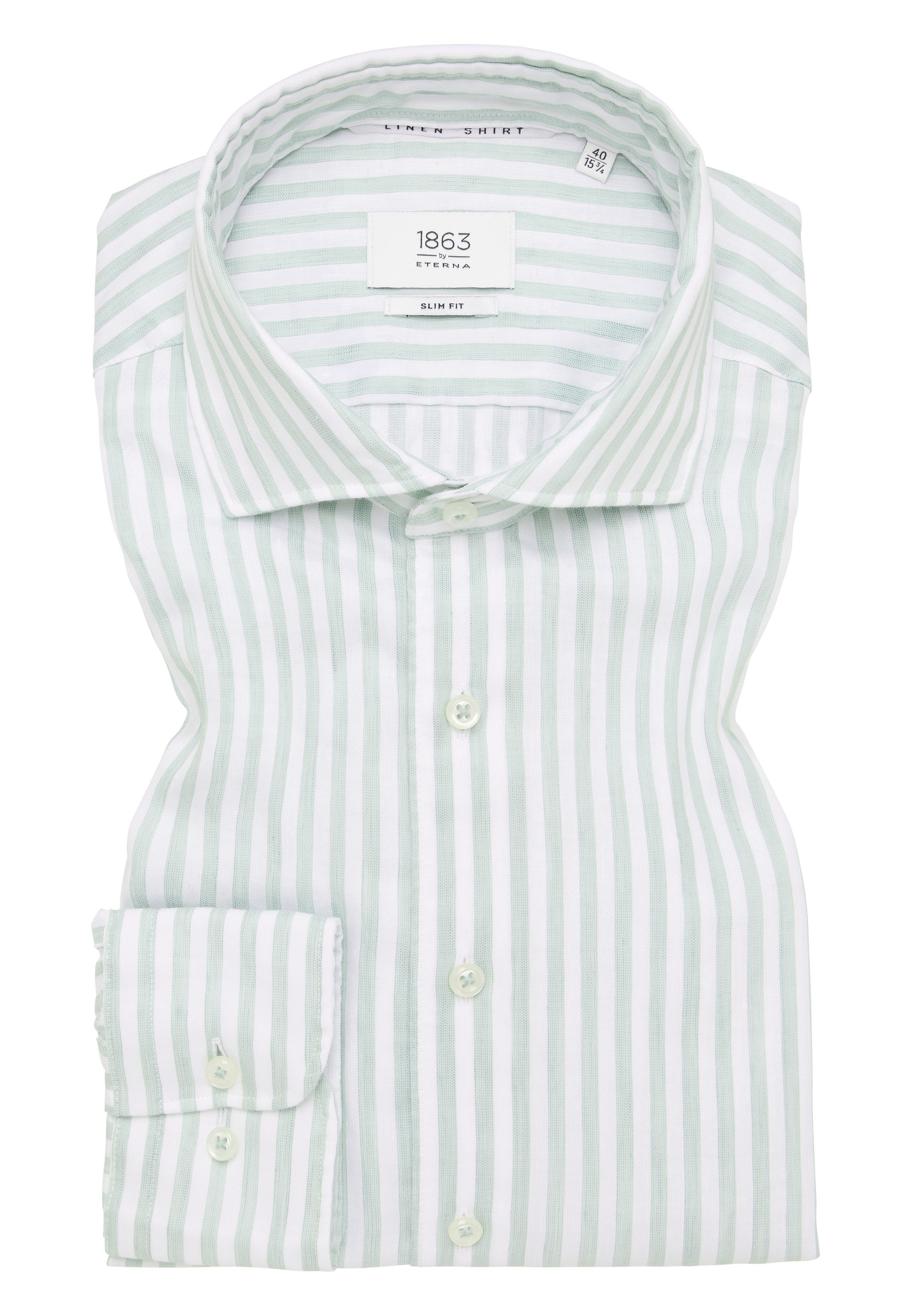 Eterna Langarmhemd »SLIM FIT« EASY IRON (bügelleicht)