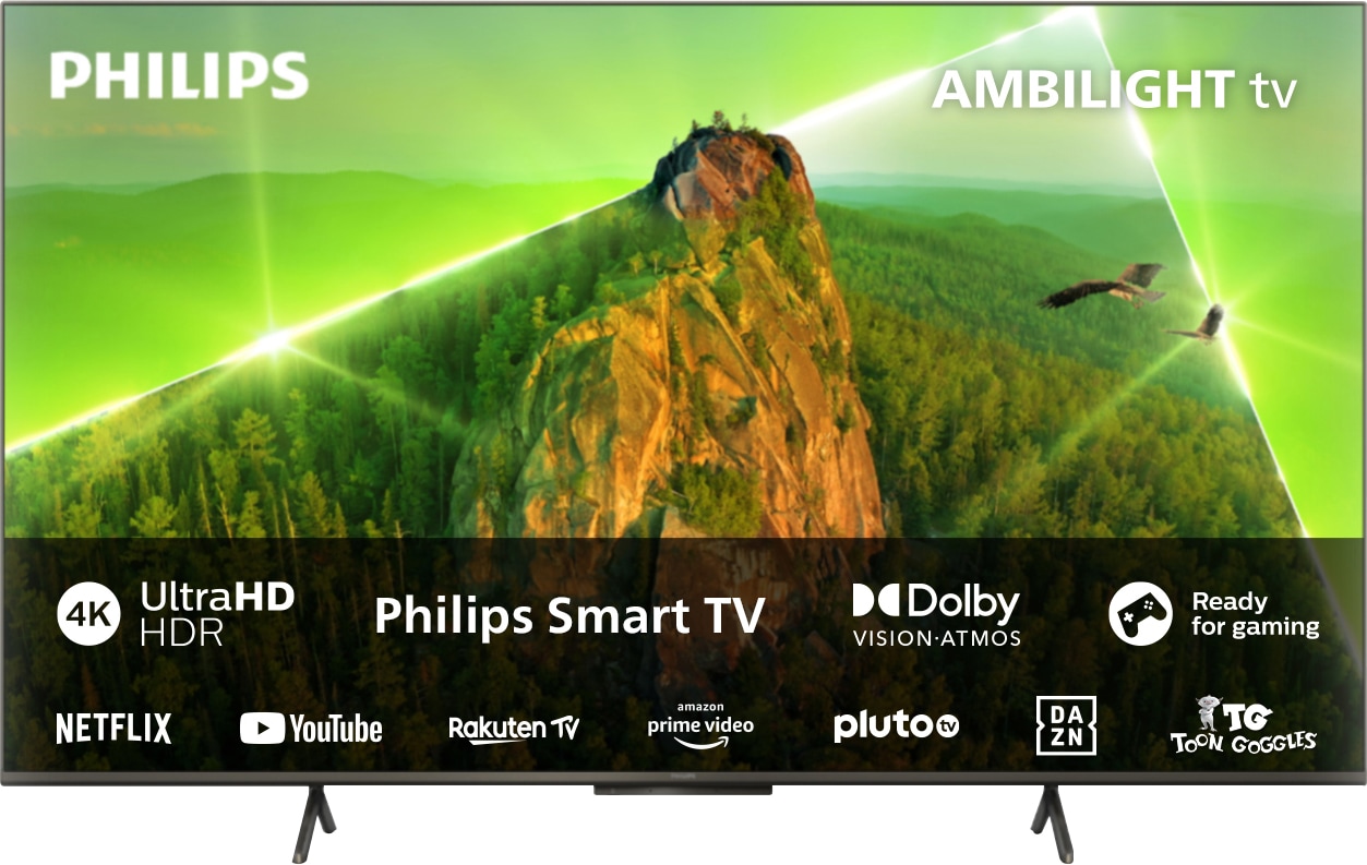 Philips LED-Fernseher »65PUS8108/12«, 164 cm/65 Zoll, 4K Ultra HD, Smart-TV