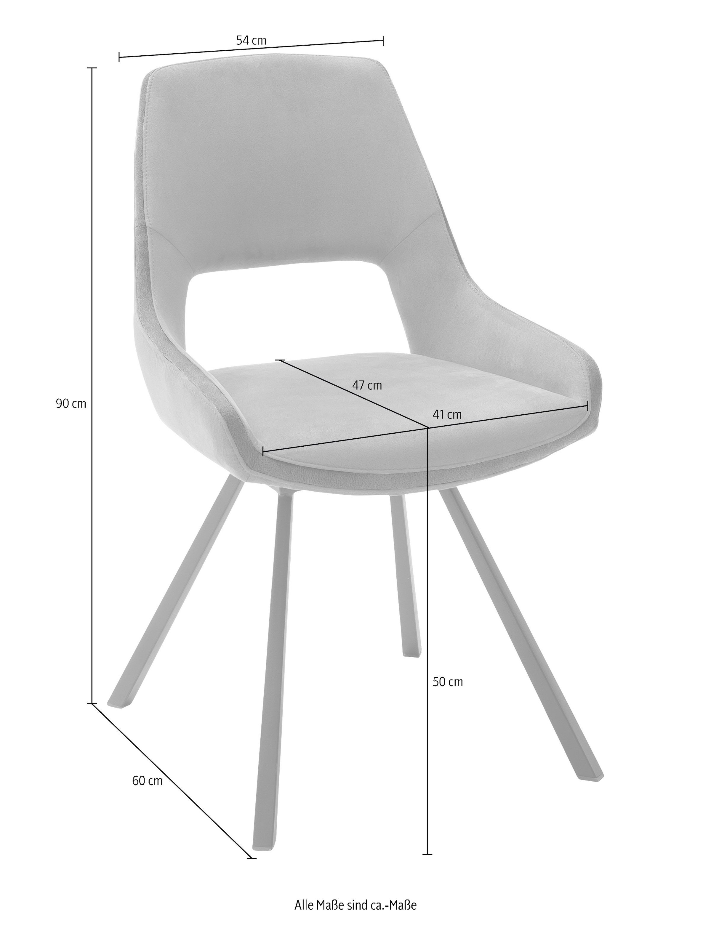 Stuhl 120 belastbar drehbar furniture online 2-er 180° mit Set, kg 2 bis MCA St., Nivellierung, »Bayonne«, (Set), Esszimmerstuhl kaufen