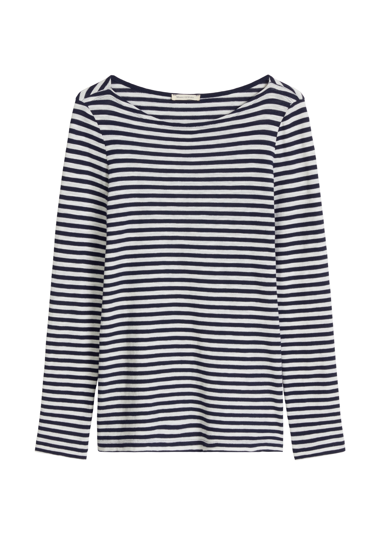 Marc O'Polo Langarmshirt mit leichtem U-Boot-Ausschnitt