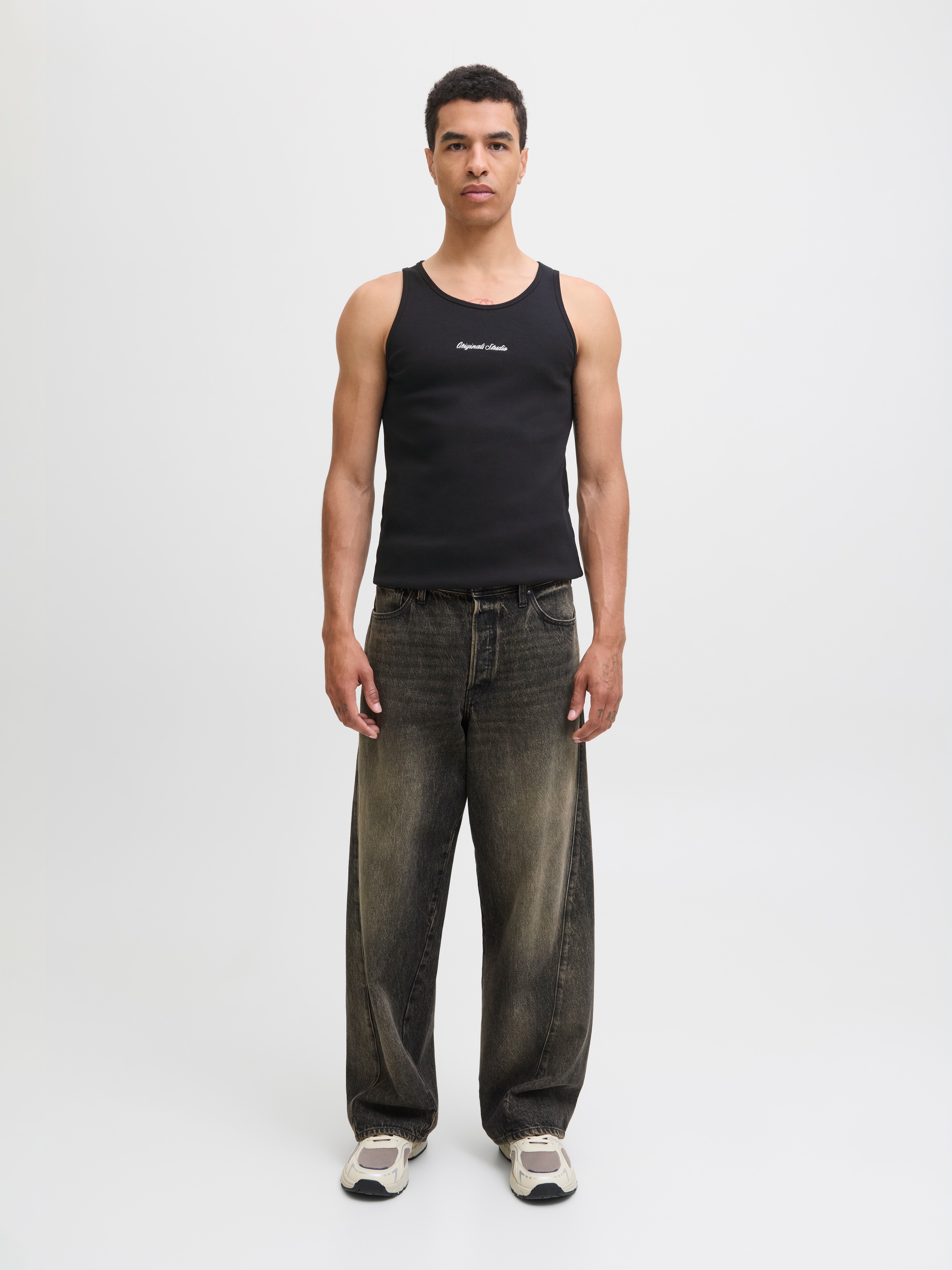 Jack & Jones T-Shirt »JORNORREBRO RIB TANK TOP« ohne Ärmel