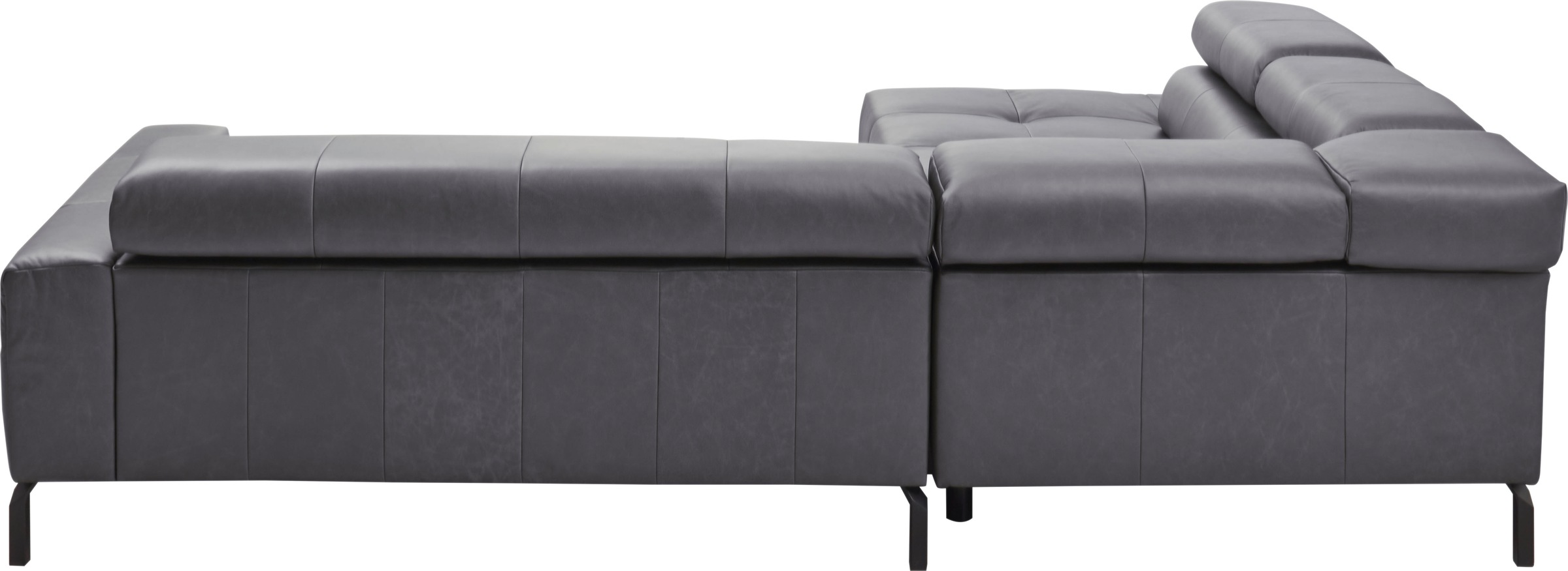 Places of Style Ecksofa »Cleveland, L-Form, incl. Kopfteilverstellung, Breite 276 cm«, wahlweise elektrischer Sitzvorzug