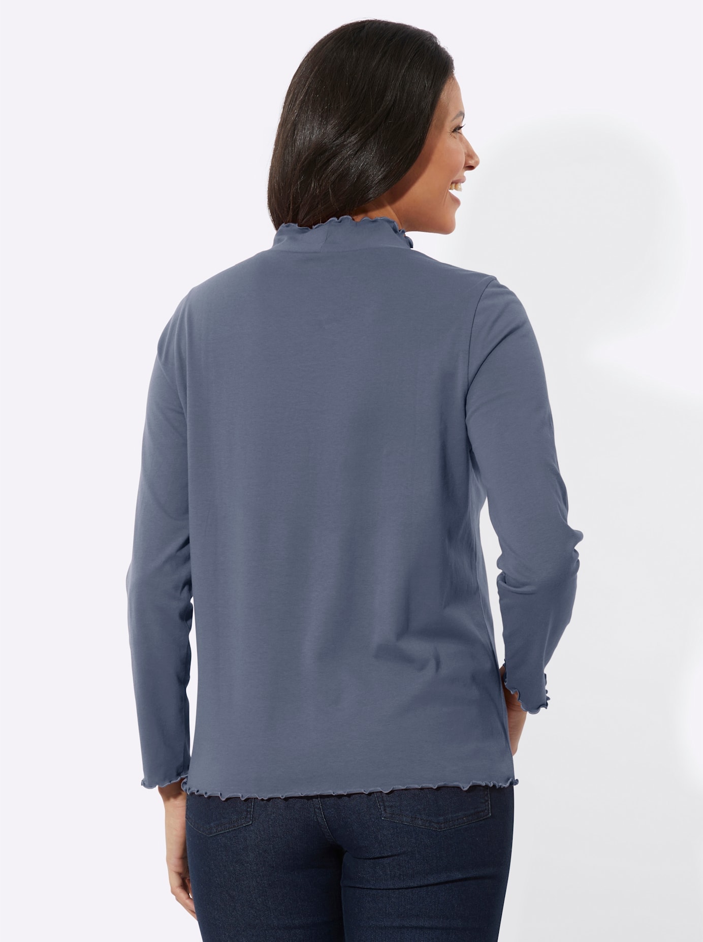 Classic Basics Langarmshirt »Stehkragen-Shirt«, (1 tlg.)