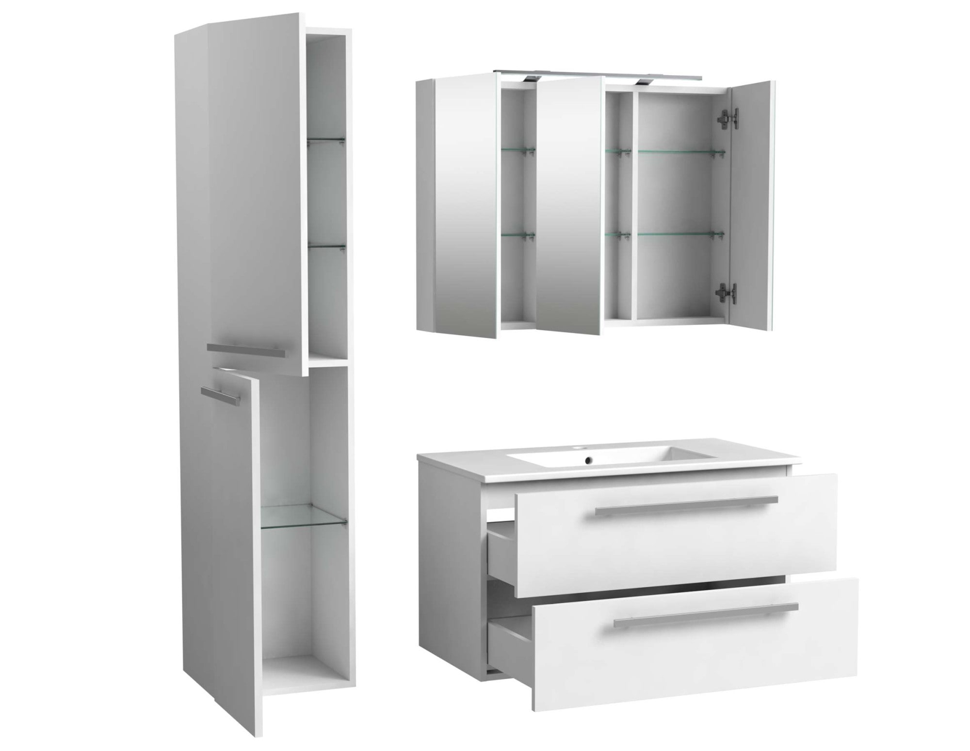 welltime Hochschrank »Serena«, mit Soft-Close-Funktion, Breite 35 cm, FSC®-zertifiziertes Material