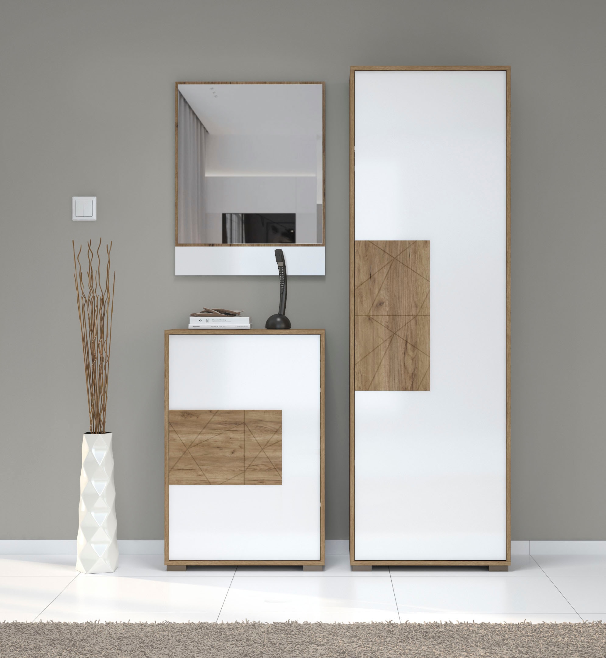 Places of Style online Garderobenschrank Push-to-open-Funktion »Stela«, OTTO bei mit