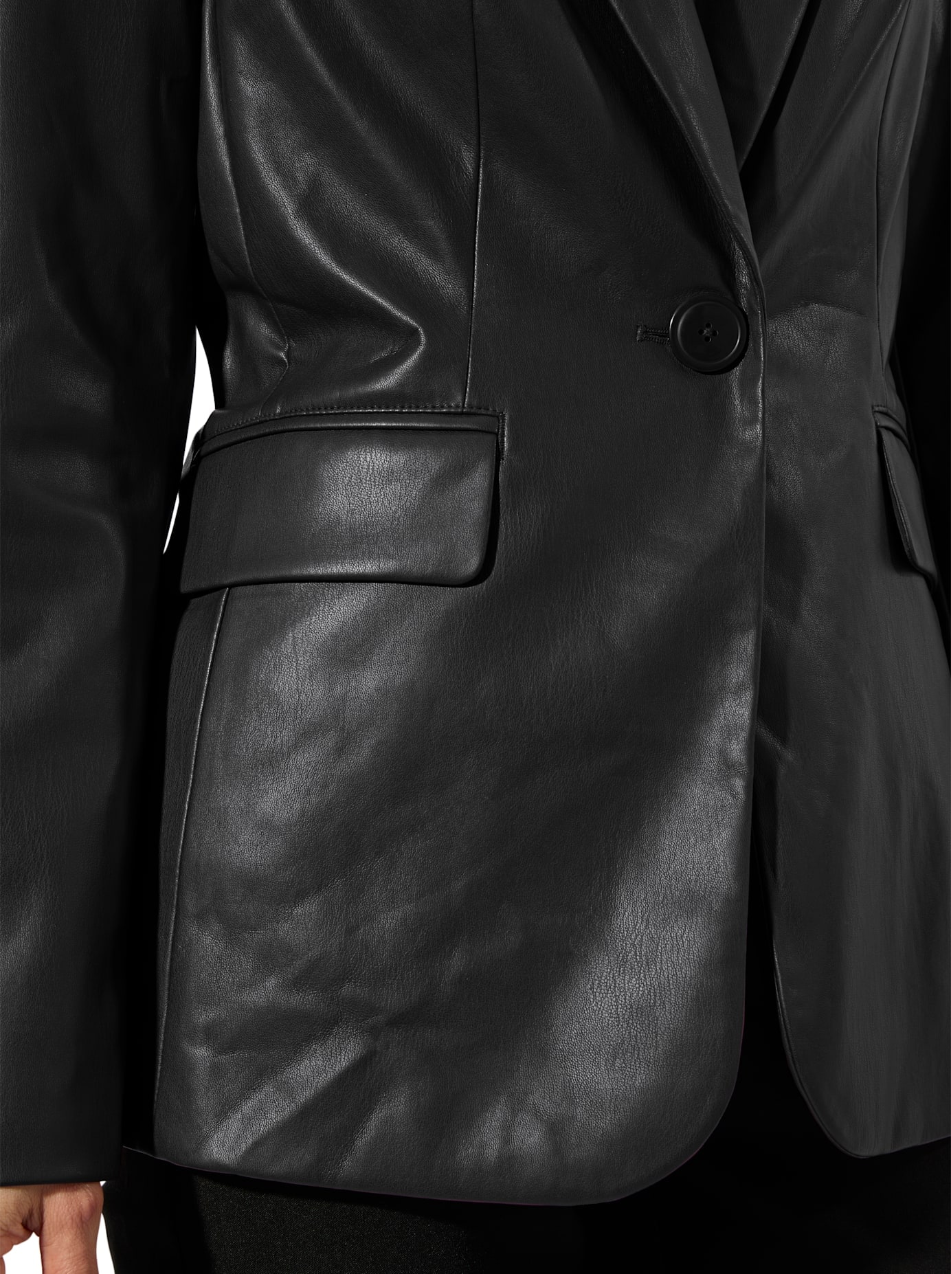 Inspirationen Lederimitat-Blazer »Lederimitat-Blazer«
