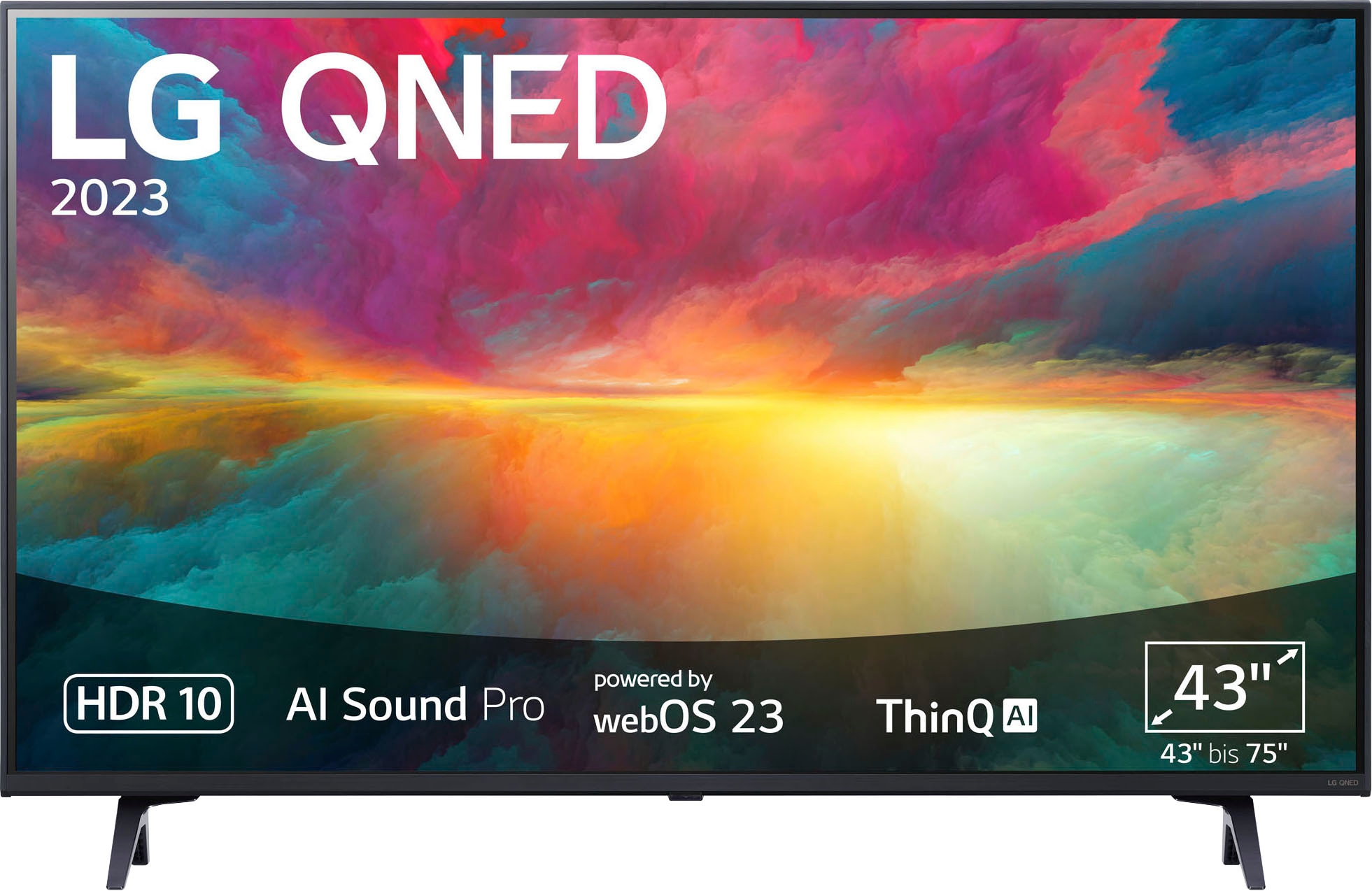 QNED-Fernseher, 109 cm/43 Zoll, 4K Ultra HD, Smart-TV, QNED,α5 Gen6 4K...