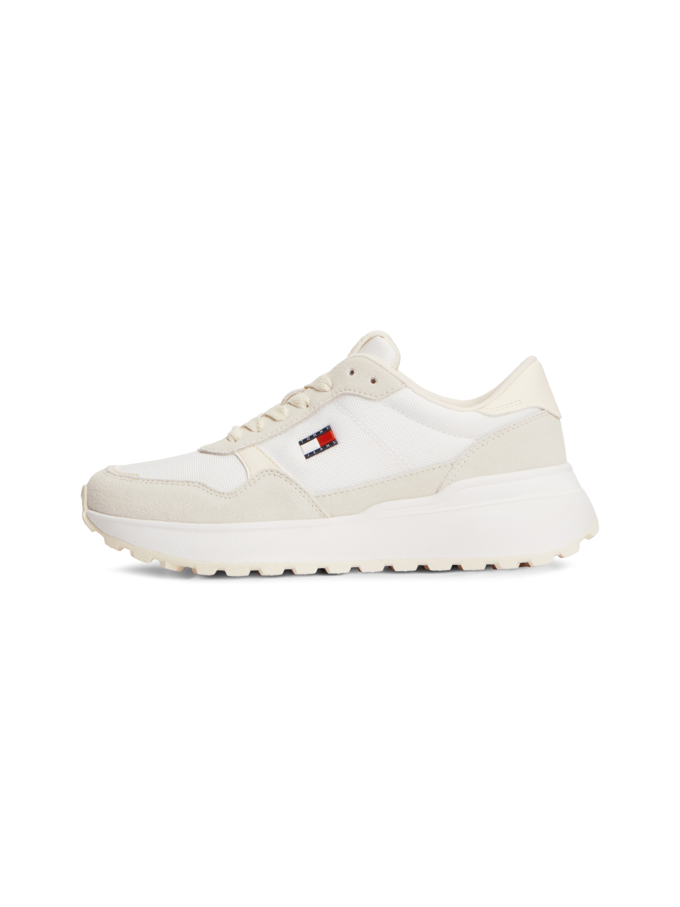 Tommy Jeans Keilsneaker »MODERN RUNNER MIX«  Freizeitschuh, Halbschuh, Schnürschuh mit seitlichem Logo