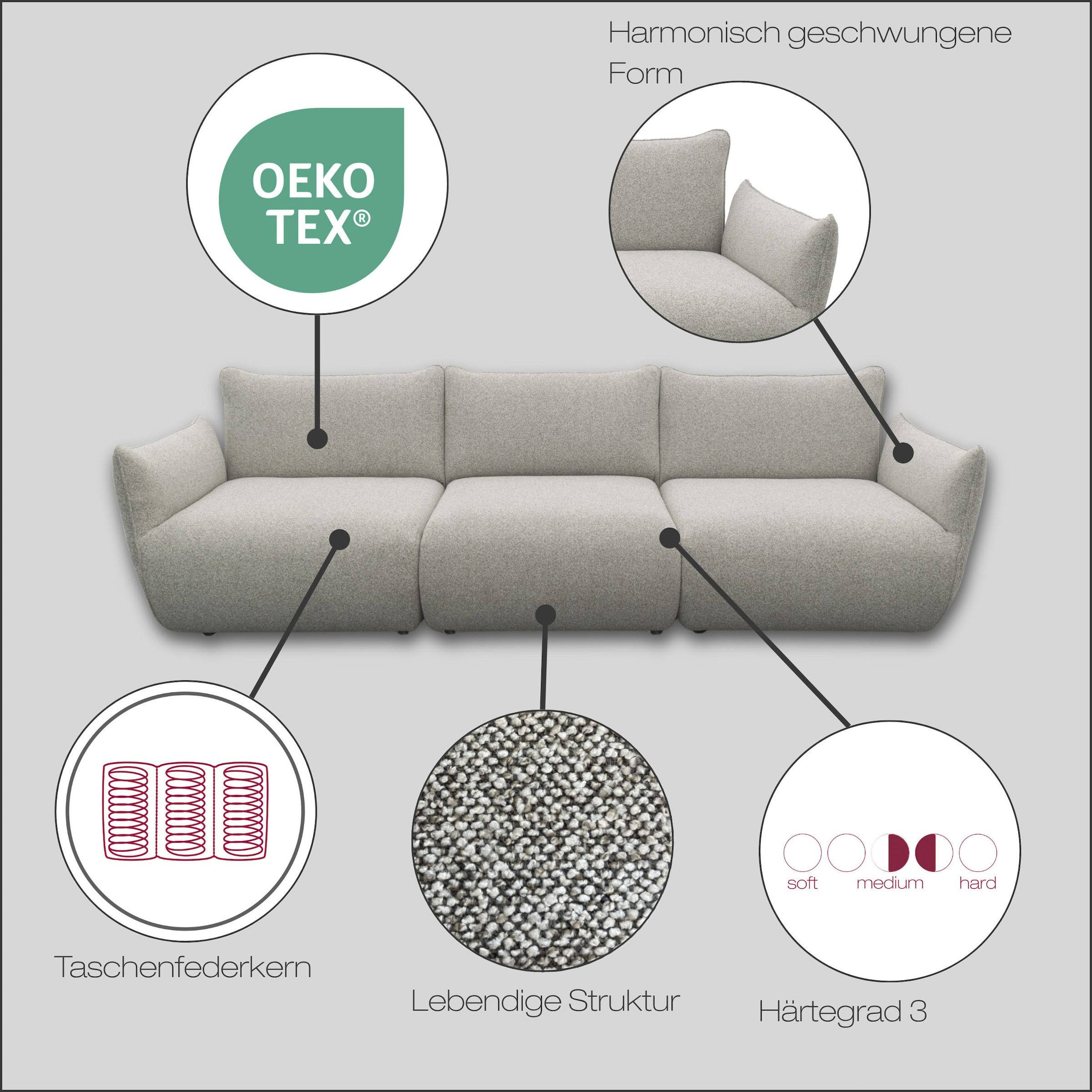 DOMO collection Big-Sofa »800 022«