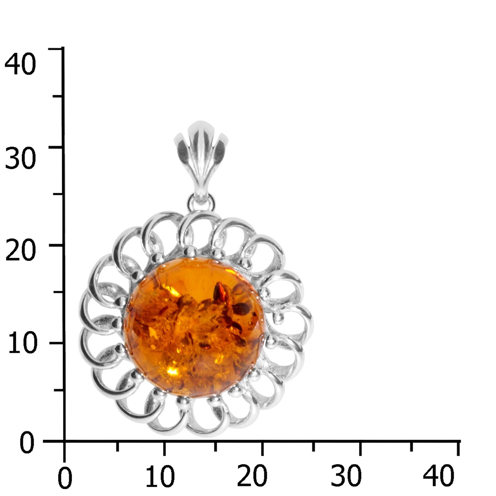 OSTSEE-SCHMUCK Kettenanhänger »- Naomi - Silber 925/000 - Bernstein«