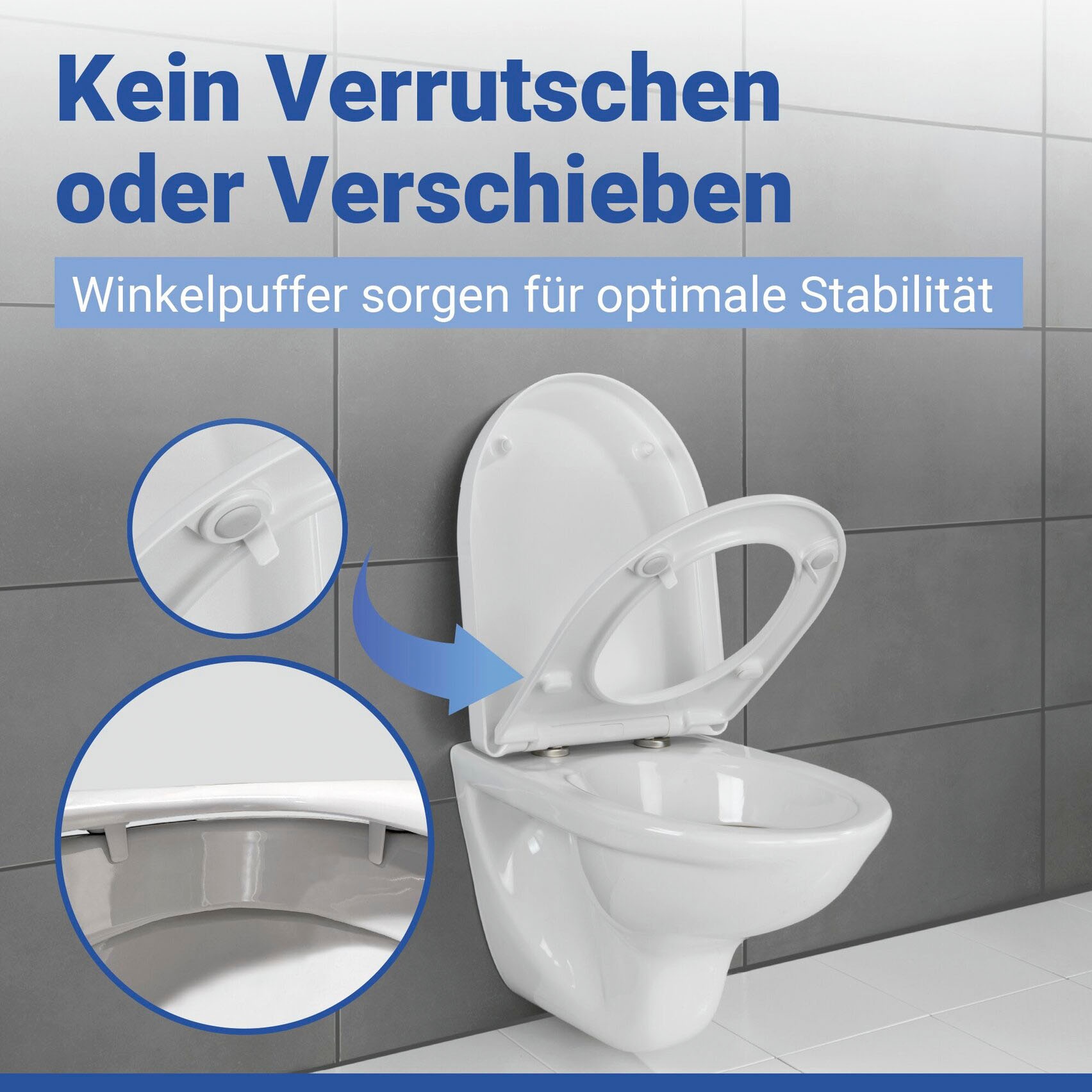 WENKO WC-Sitz »Sindia« belastbar mit bis zu 300 kg
