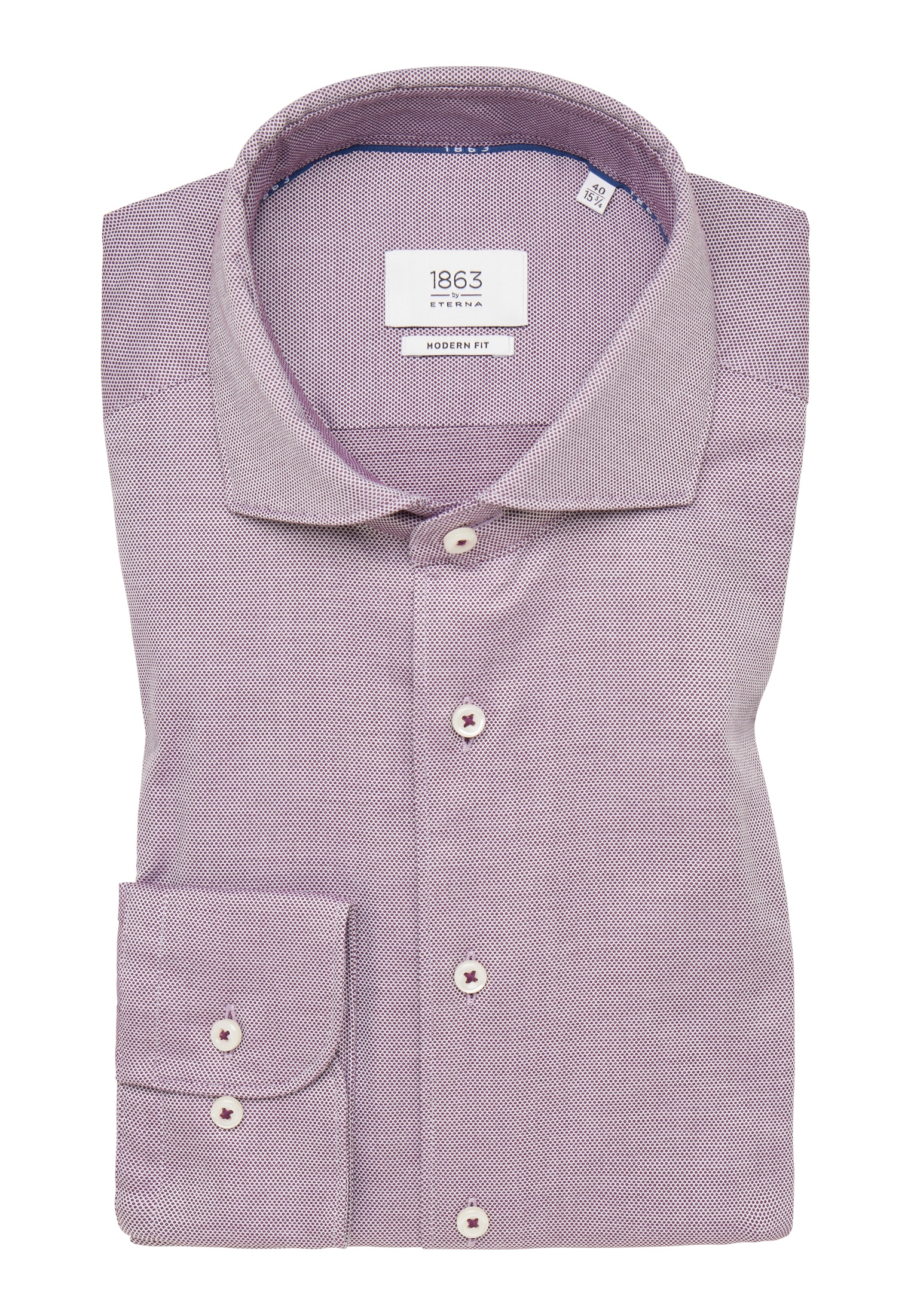 Eterna Langarmhemd »MODERN FIT«, EASY IRON (bügelleicht)