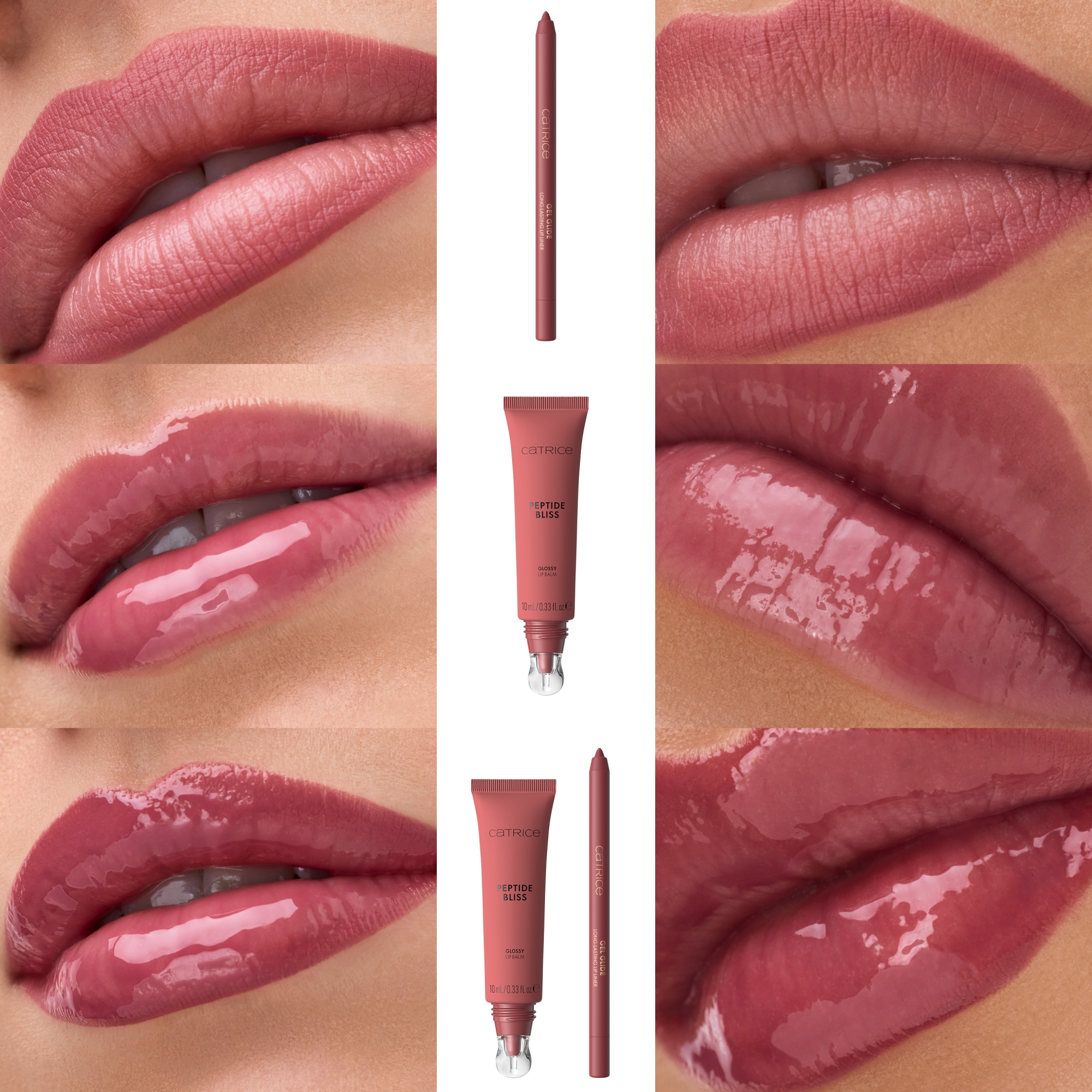 Catrice Lipgloss-Set »THE GLOSS COLLECTIVE BERRY LIP SET« Lippen-Trio in Beerentönen, ein natürlich glänzendes Finish