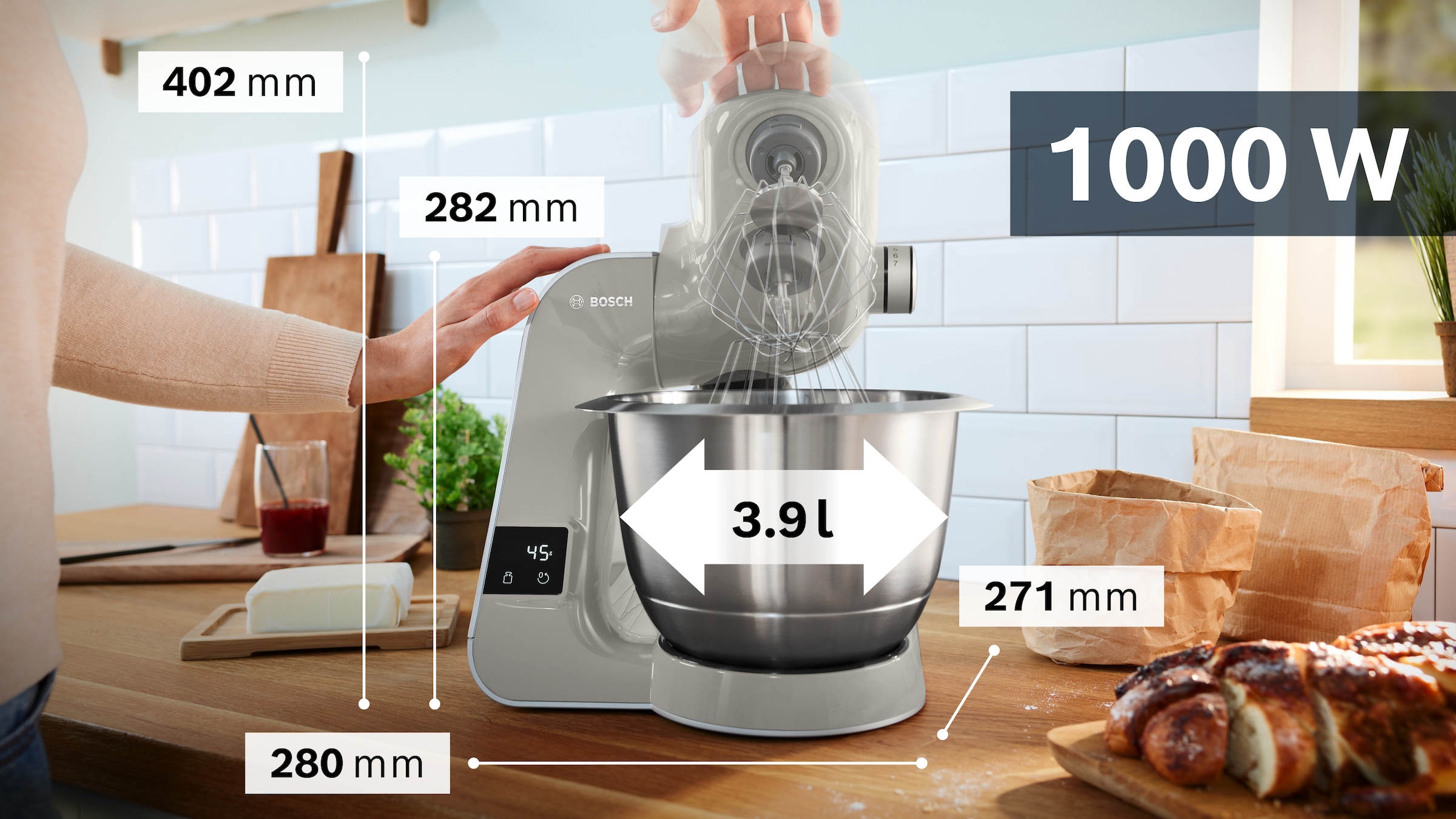 BOSCH Küchenmaschine »MUM5 MUM5XL72«, mit umfangreichem Zubehör