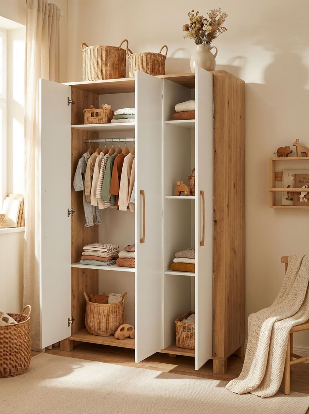 arthur berndt Kinderkleiderschrank »Kleiderschrank »Marlon« 3-türig«