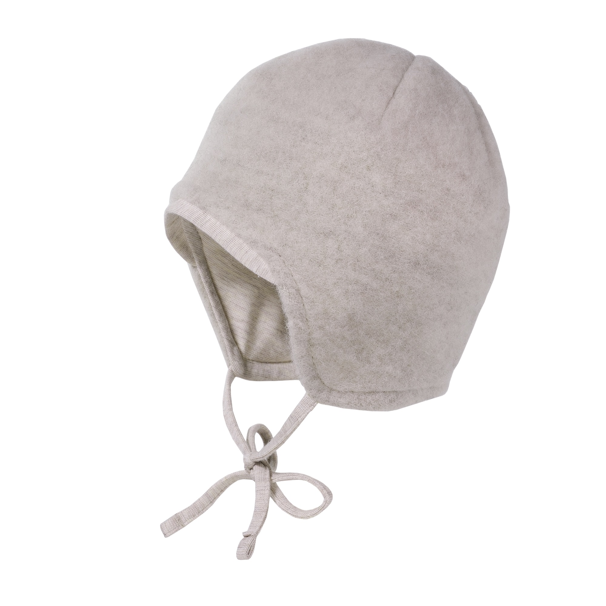 Maximo Fleecemütze Erstlingsmütze in beige, Größe 39