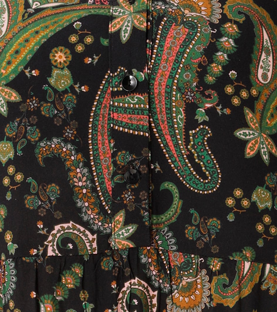 Aniston CASUAL Tunikakleid mit farbenfrohen Paisley-Muster bedruckt - NEUE KOLLEKTION