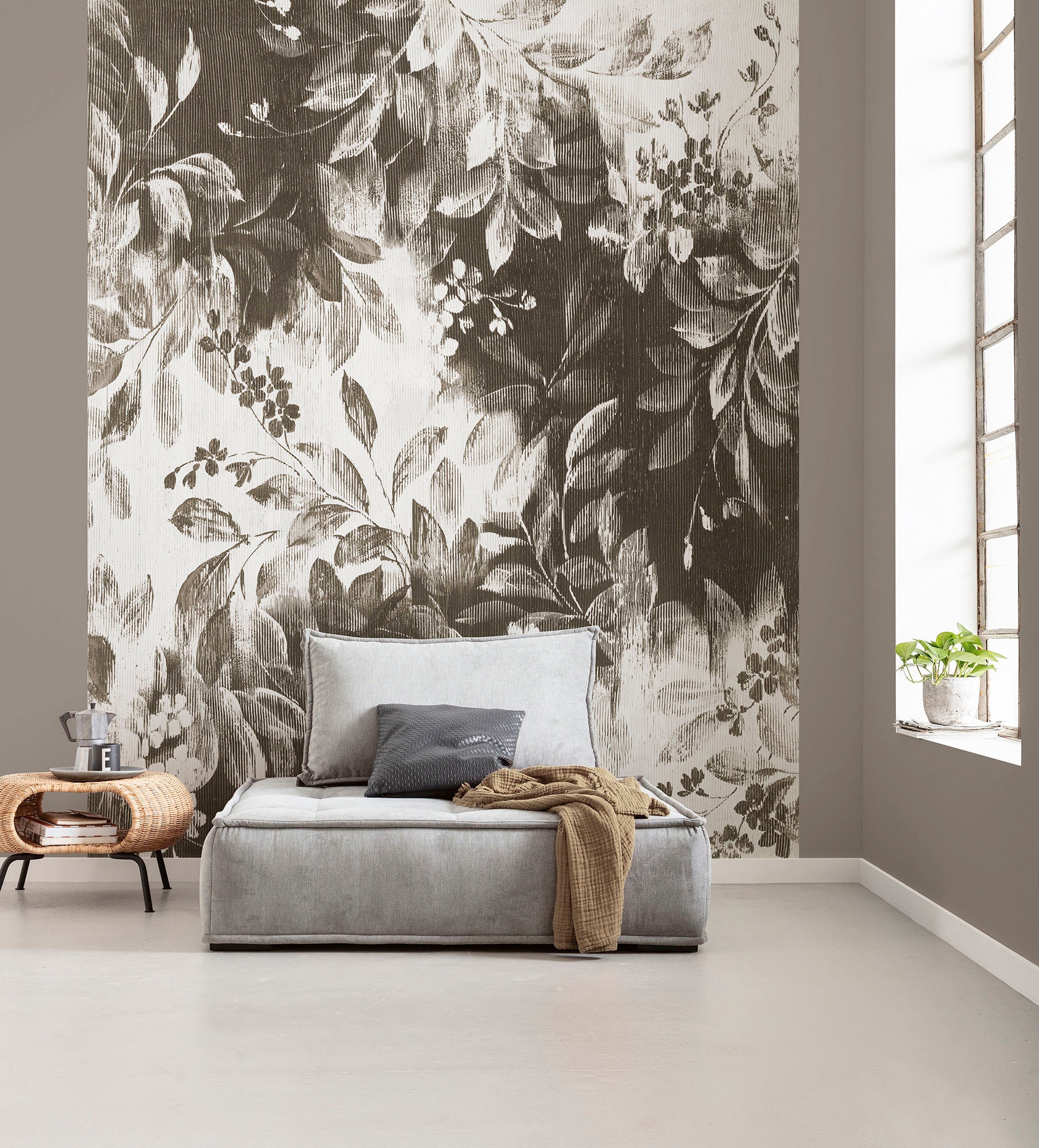 Komar Vliestapete »Digitaldruck Vlies - Modular Moiety - Größe 200 x 250 cm«, bedruckt, Wohnzimmer, Schlafzimmer