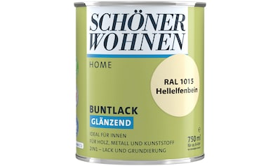 SCHÖNER WOHNEN-Kollektion Lack »Home Buntlack«, (1), glänzend, 750 ml, hellelfenbein... kaufen