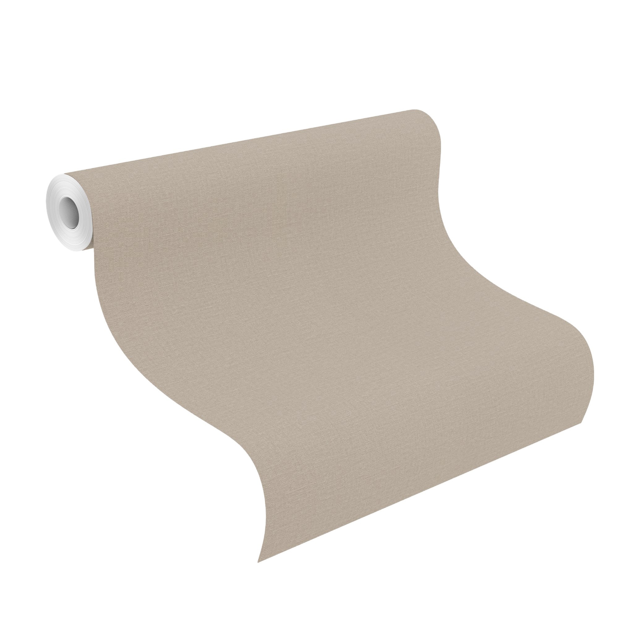 Rasch Vliestapete »Vliestapete Lirirco 555868«, einfarbig, Leinenoptik