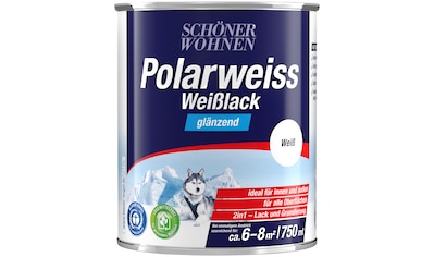SCHÖNER WOHNEN-Kollektion Weißlack »Polarweiss«, (1), glänzend, 750 ml kaufen