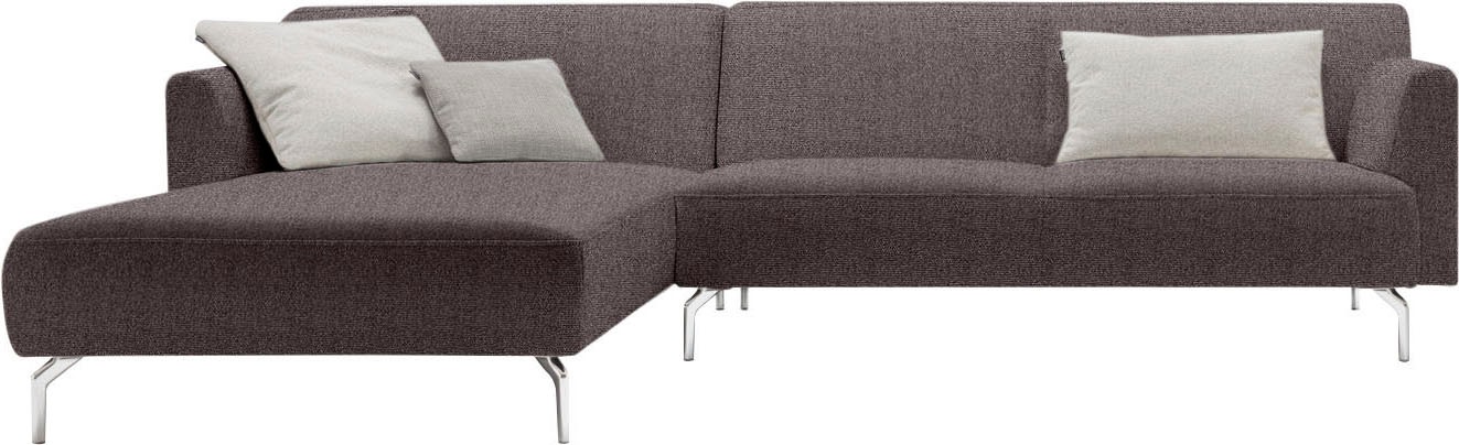 hülsta sofa Ecksofa »hs.446«, in minimalistischer, schwereloser Optik, Breite 296 cm