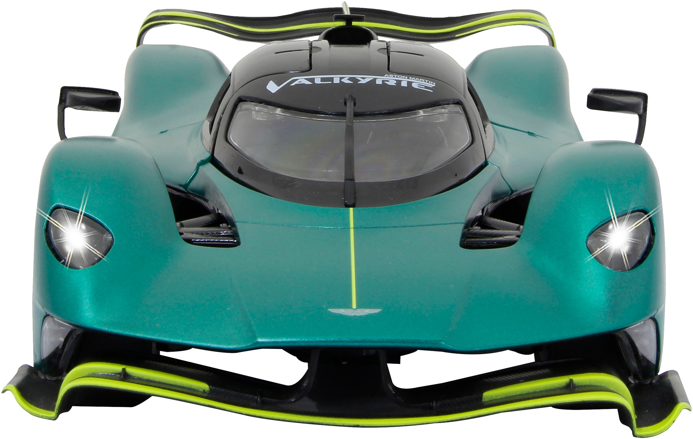 Jamara RC-Auto »Aston Martin Valkyrie AMR Pro, dunkelgrün, 2,4GHz, Tür manuell«, mit LED Beleuchtung