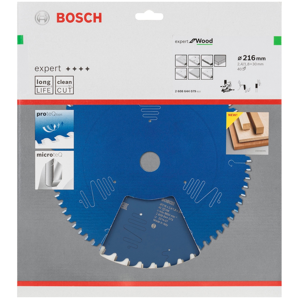 Bosch Professional Kreissägeblatt »Kreissägeblatt Expert for Wood«