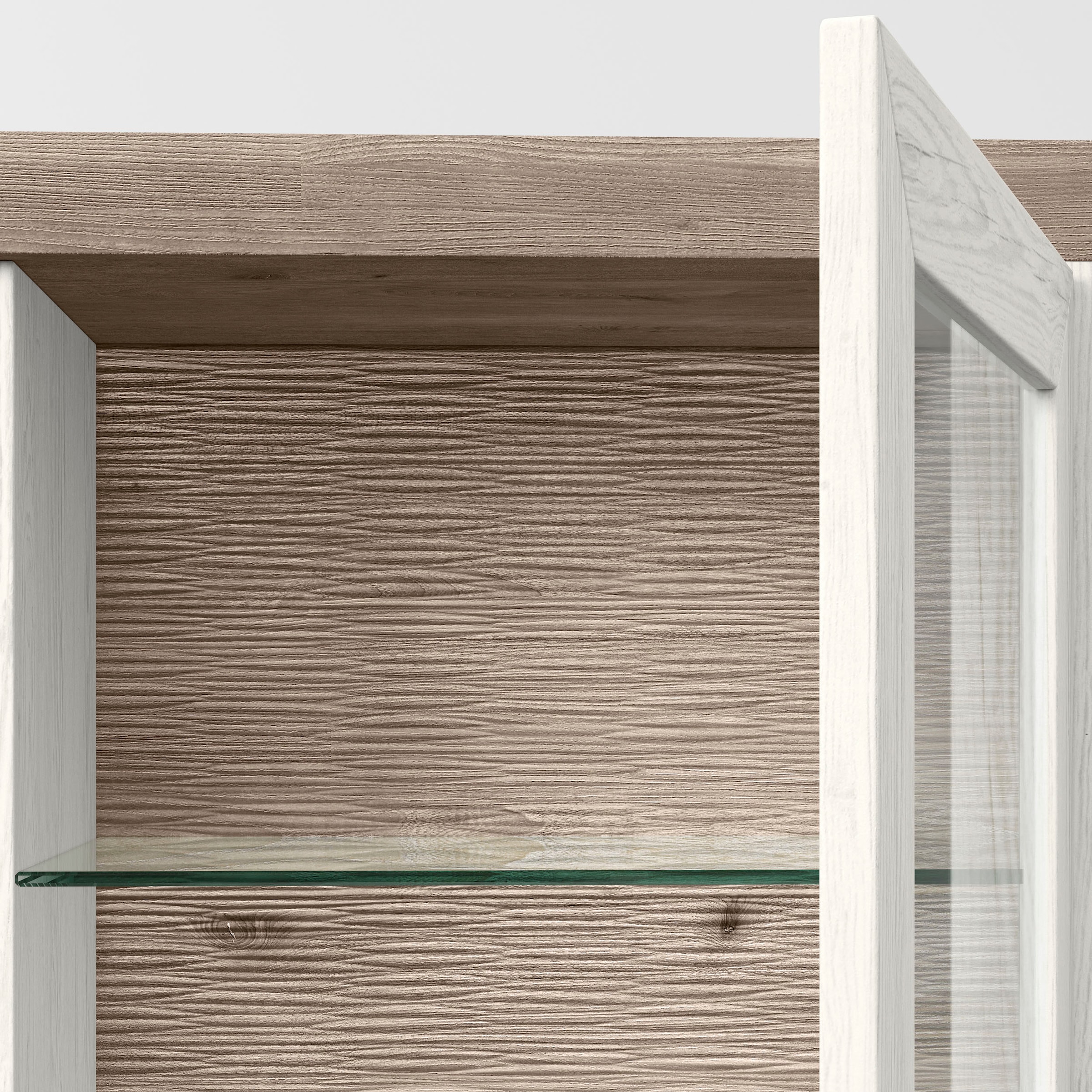 set one by Musterring Highboard »York« Typ 13 und 14, mit Glastür und Schubkasten, 3 Farbvarianten, B 105 cm