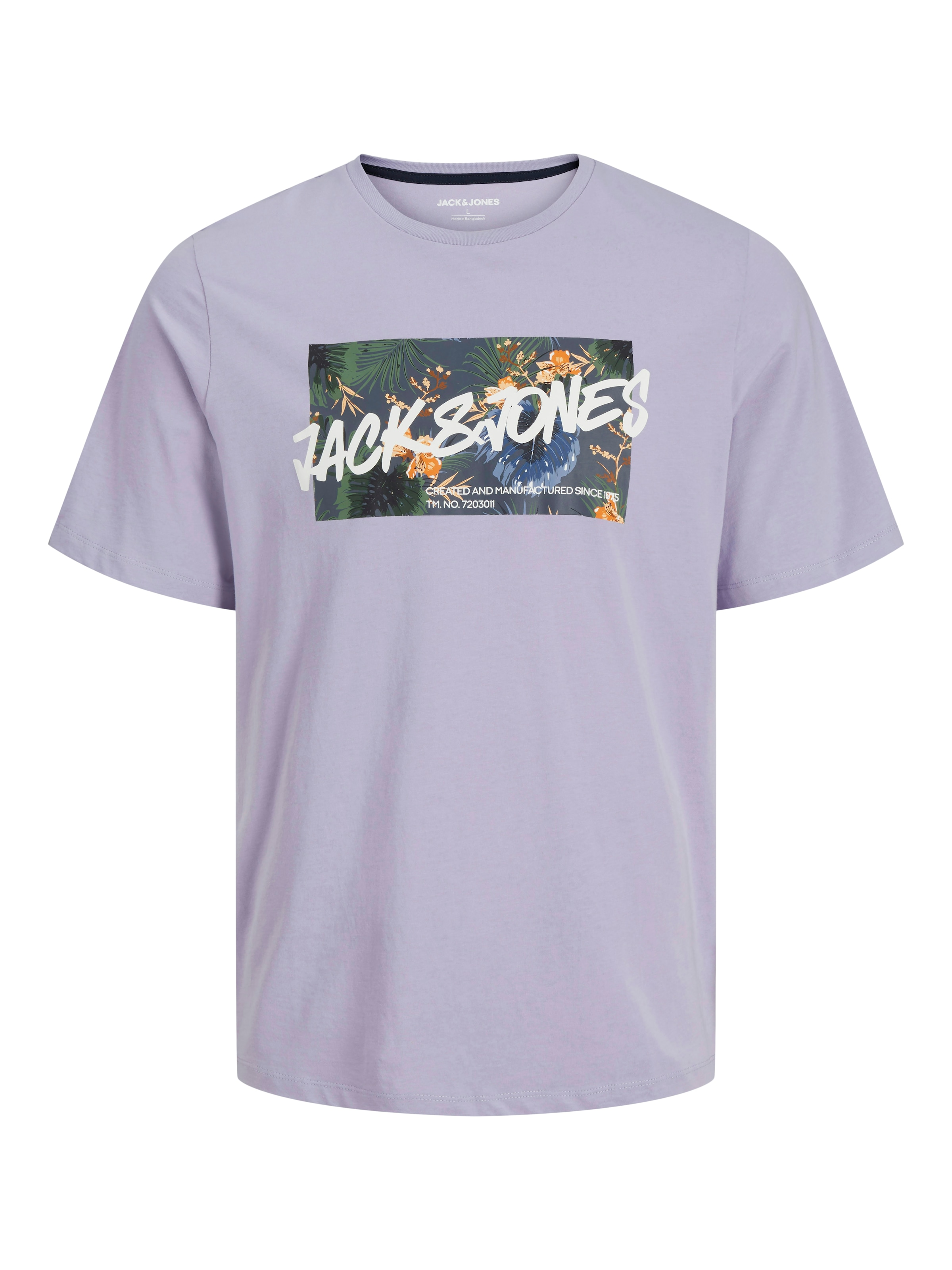 Jack & Jones Print-Shirt »JJHAWAII SHAPE TEE SS CREW NECK«