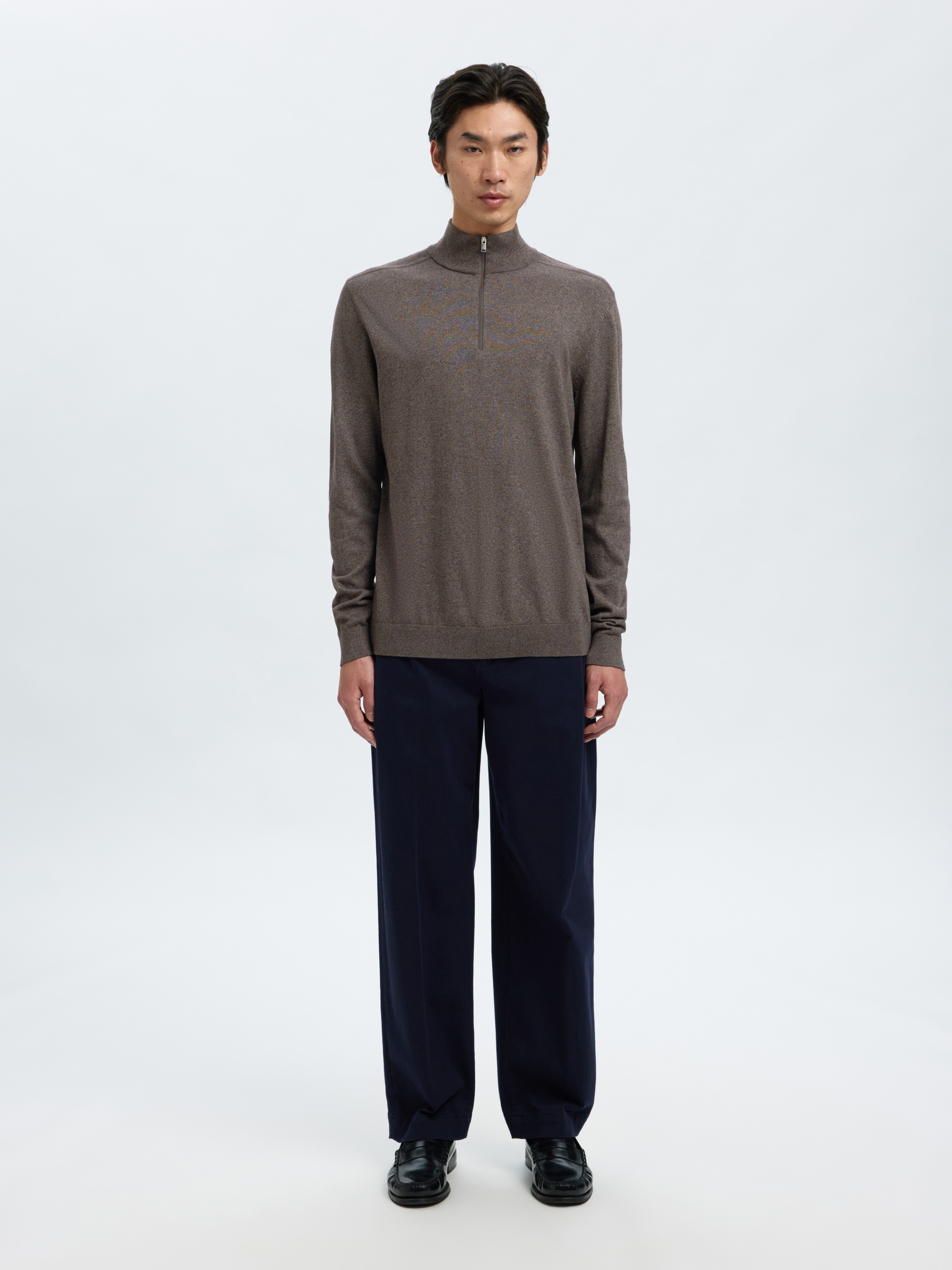 SELECTED HOMME Troyer »SLHBERG HALF ZIP CARDIGAN NOOS«