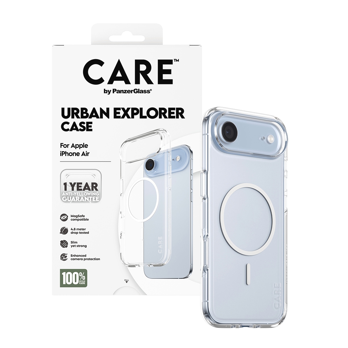 CARE by PanzerGlass Handyhülle »Urban Explorer Case für Apple iPhone Air« Apple iPhone Air Backcover, Schutzhülle, Handyschutzhülle, Case, Schutzcase, stoßfest